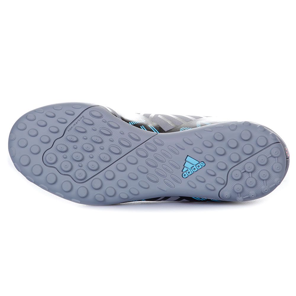 Botas de Fútbol Nemeziz Messi 17.4 Turf Junior Gris Azul - Fútbol Factory