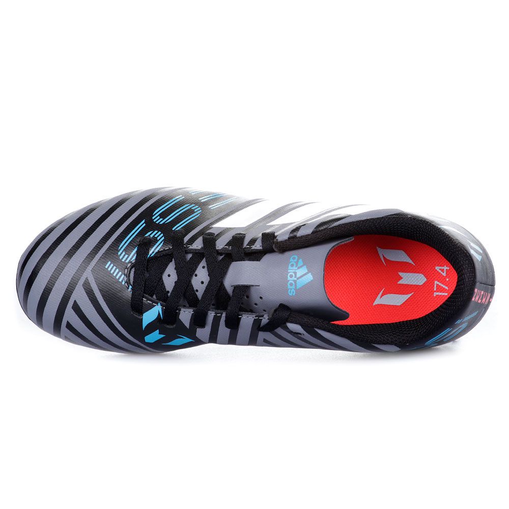 Botas de Fútbol Nemeziz Messi Junior 17.4 FxG Gris Azul Botas de Fútbol Nemeziz Messi Junior 17.4 FxG Gris Azul - Fútbol Factory