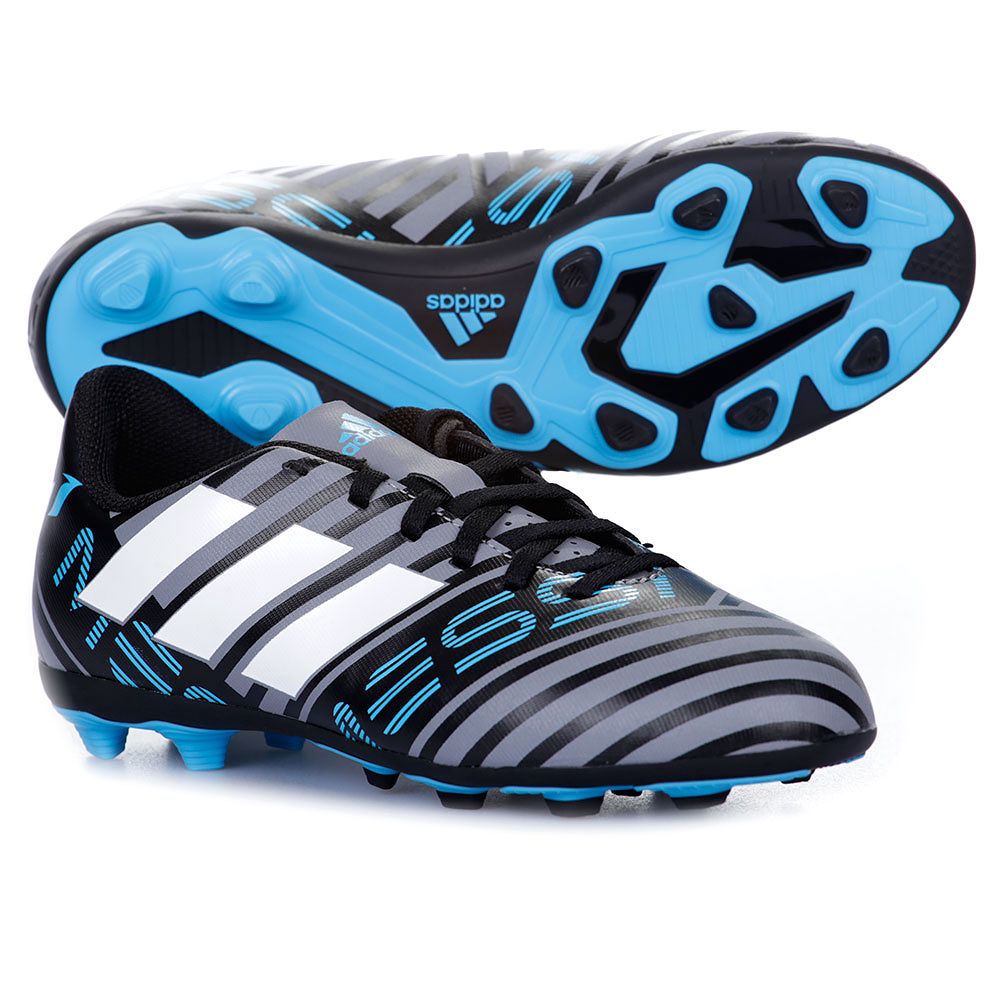 Botas de Fútbol Nemeziz Messi Junior 17.4 FxG Gris Azul Botas de Fútbol Nemeziz Messi Junior 17.4 FxG Gris Azul - Fútbol Factory