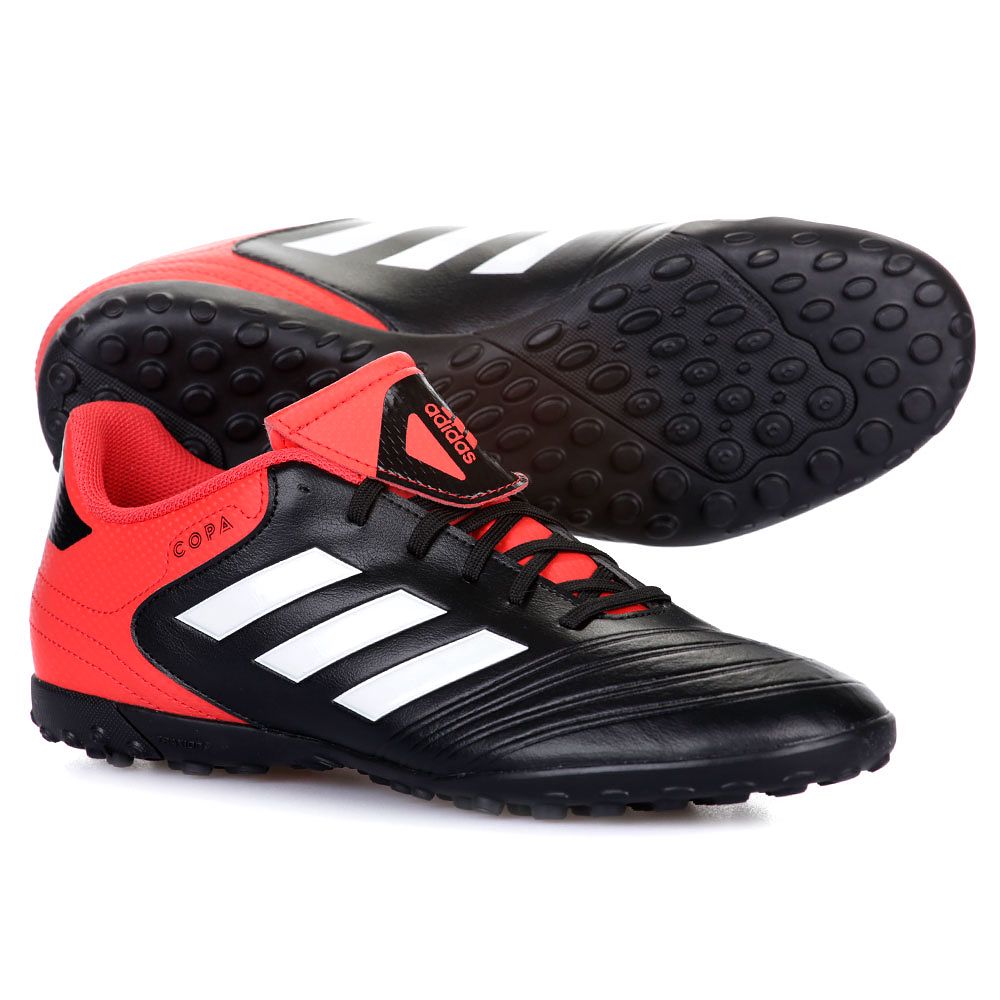 Botas de Fútbol Copa 18.4 Multitaco Negro Rojo - Fútbol Factory