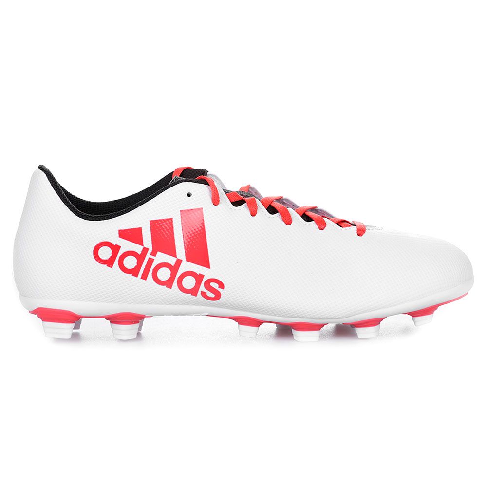 Botas de Fútbol X 17.4 FxG Blanco Rojo - Fútbol Factory