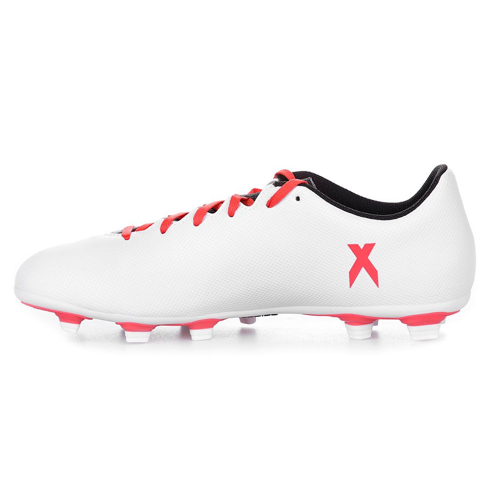 Botas de Fútbol X 17.4 FxG Blanco Rojo - Fútbol Factory