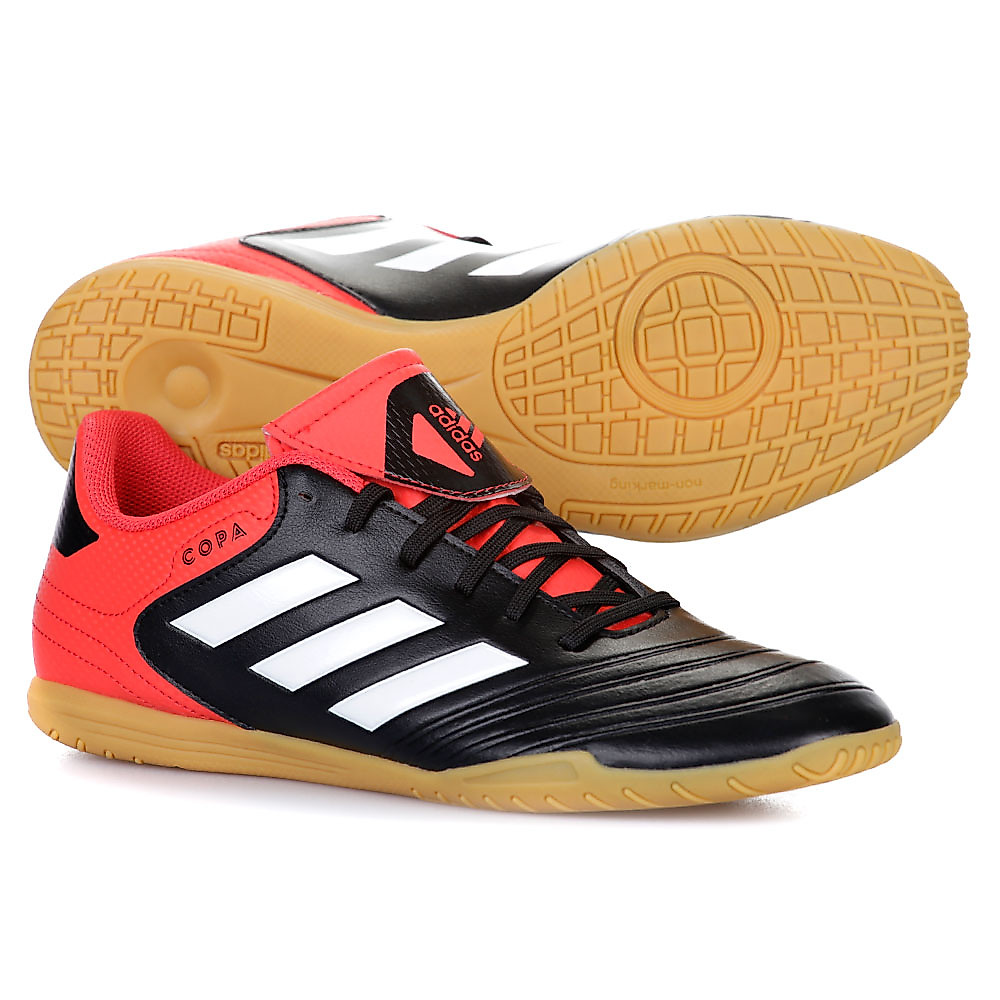 Zapatillas de Fútbol Sala Copa Tango 18.4 IN Negro Rojo - Fútbol Factory