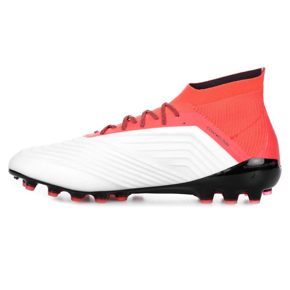 Botas de Fútbol Predator 18.1 AG Blanco Rojo - Fútbol Factory