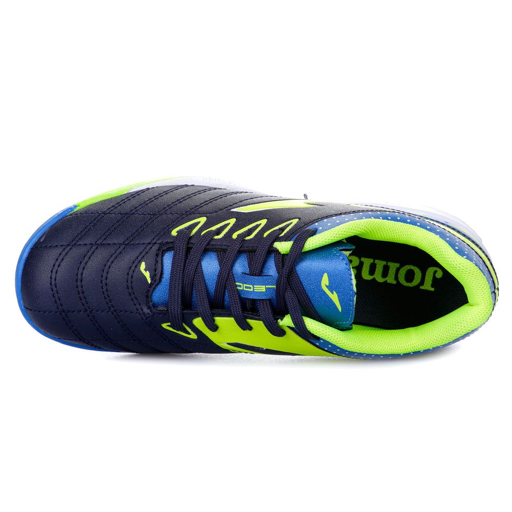 Zapatillas de Fútbol Sala Toledo IN Junior Marino Fluor - Fútbol Factory