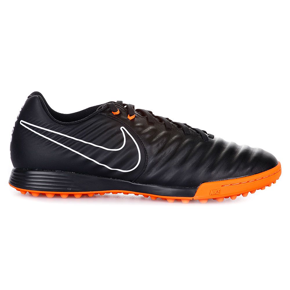 Botas de fútbol de la línea Tiempo LegendX VII Academy Multitaco Negro Naranja - Fútbol Factory