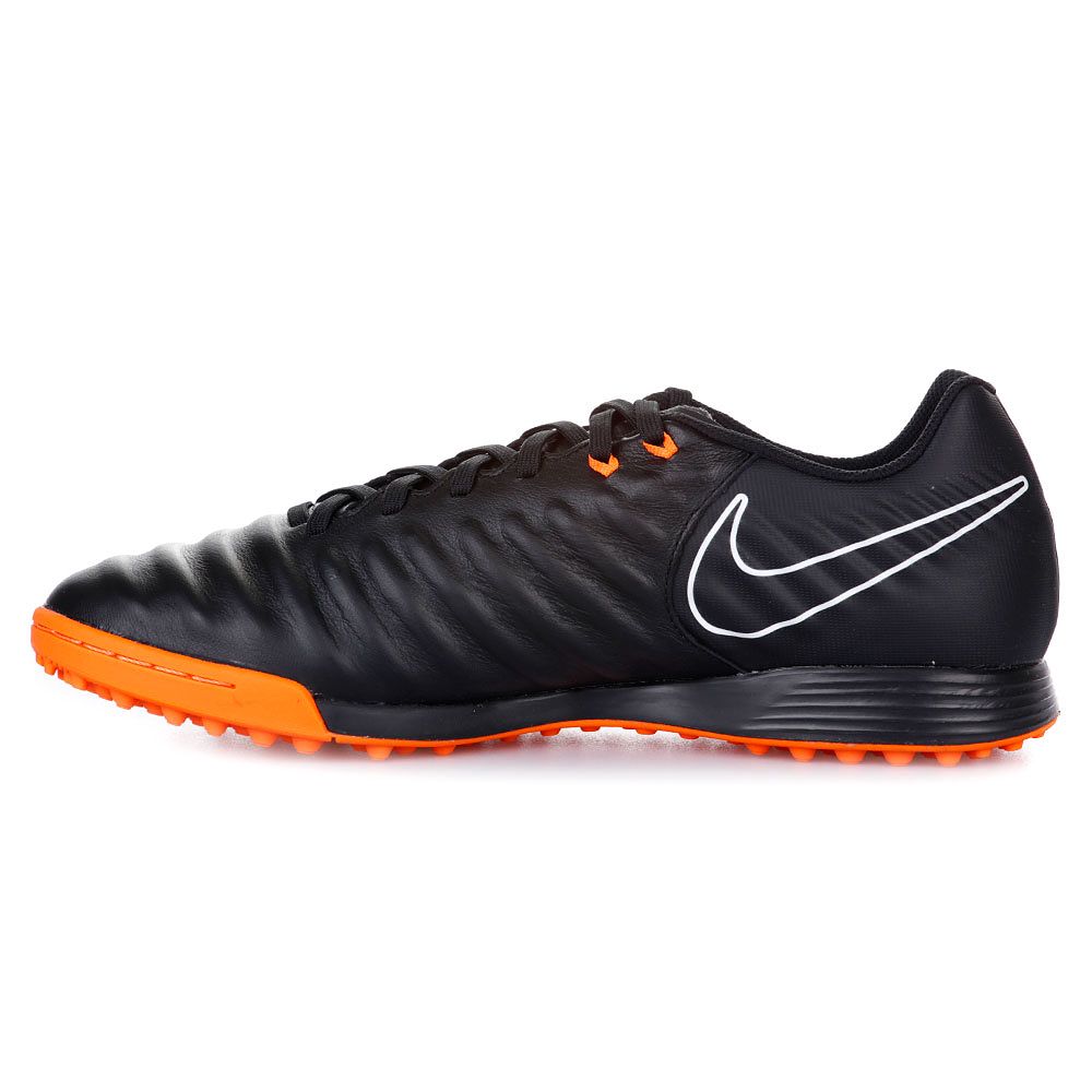 Botas de fútbol de la línea Tiempo LegendX VII Academy Multitaco Negro Naranja - Fútbol Factory