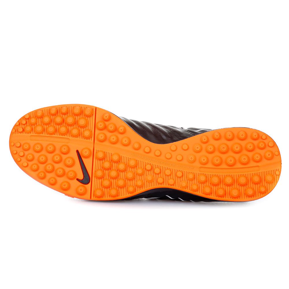 Botas de fútbol de la línea Tiempo LegendX VII Academy Multitaco Negro Naranja - Fútbol Factory