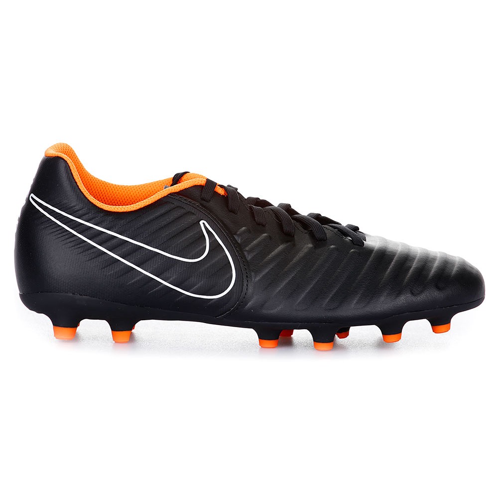 Botas de Fútbol Tiempo Legend VII Club FG Negro Naranja - Fútbol Factory