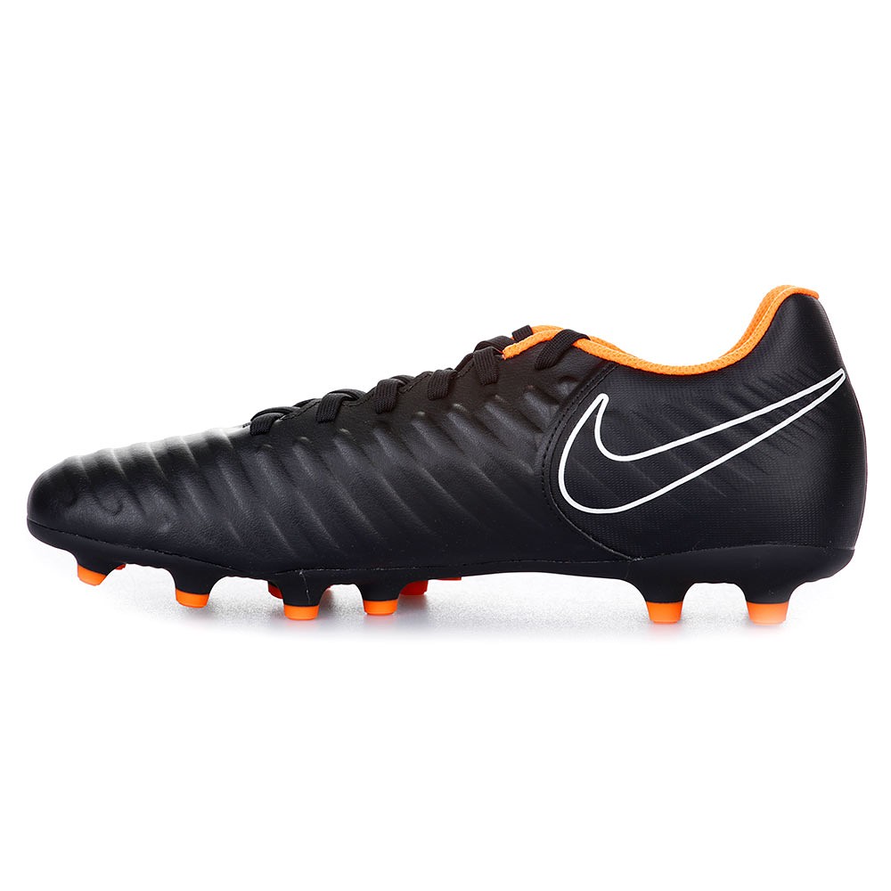 Botas de Fútbol Tiempo Legend VII Club FG Negro Naranja - Fútbol Factory