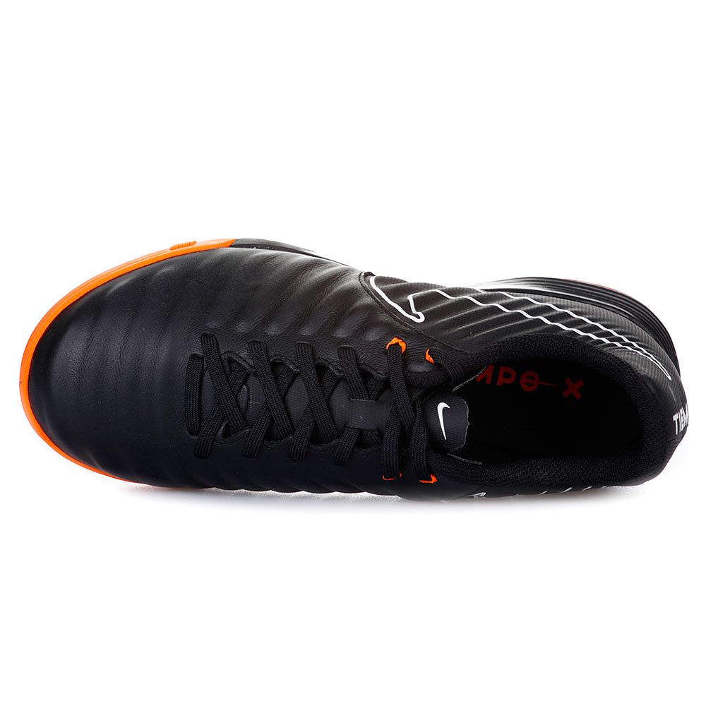 Botas de Fútbol Tiempo LegendX VII Academy IC Junior Negro Naranja - Fútbol Factory