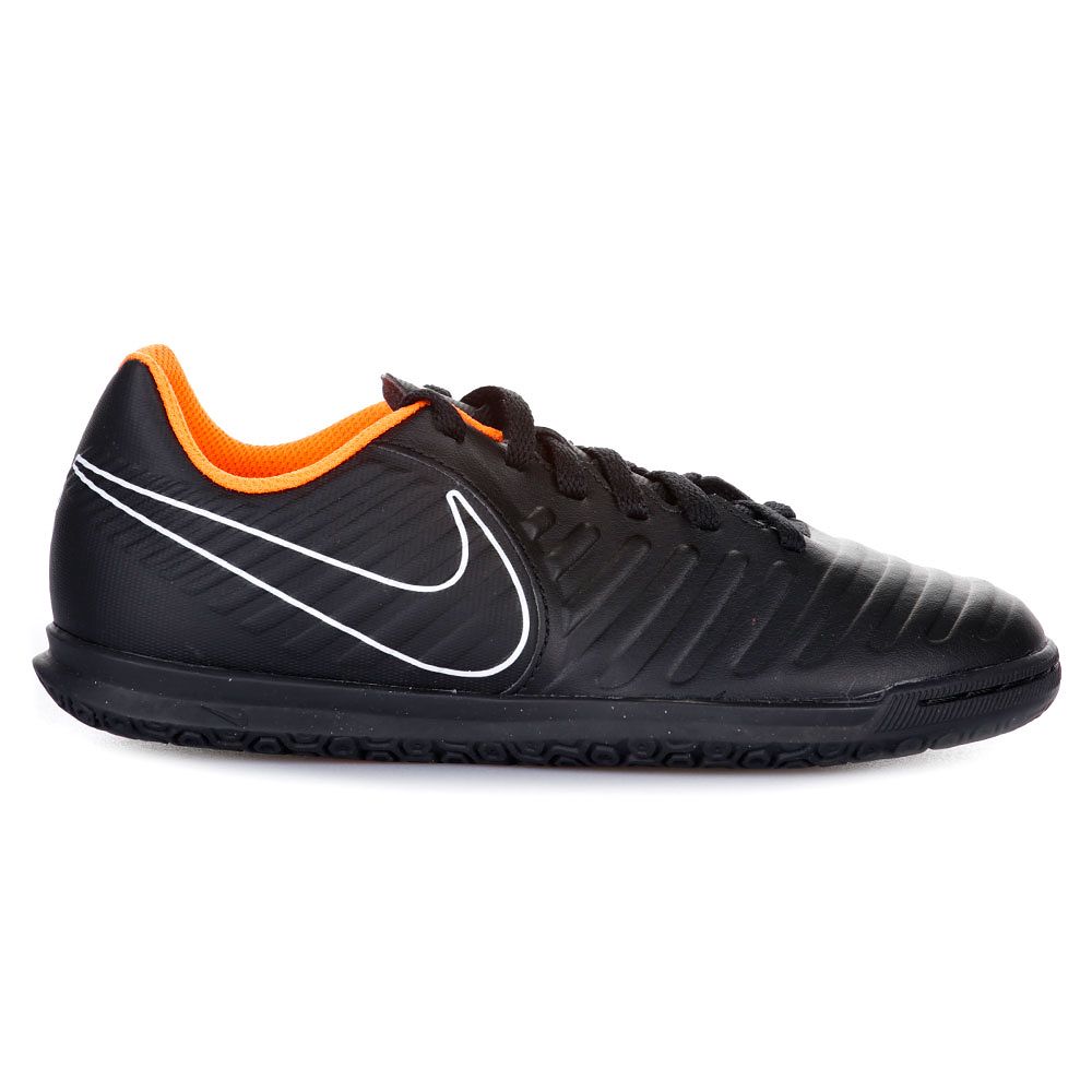 Zapatillas de Fútbol Sala Tiempo LegendX VII Club IC Junior Negro Naranja - Fútbol Factory