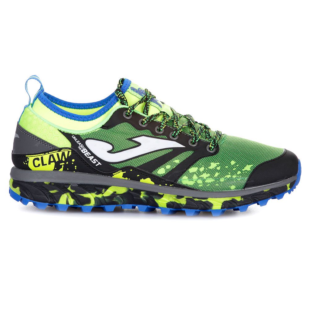 Zapatillas de Trail Running Claw Verde Fluor - Fútbol Factory