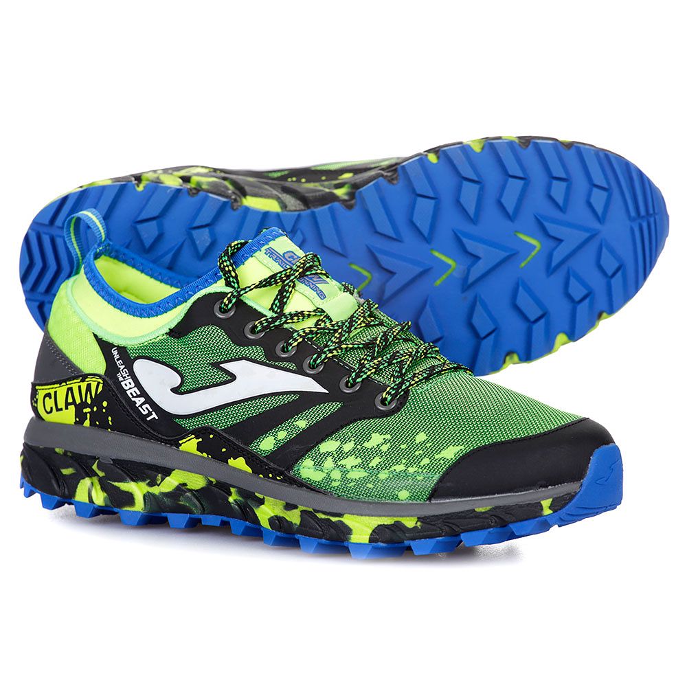 Zapatillas de Trail Running Claw Verde Fluor - Fútbol Factory