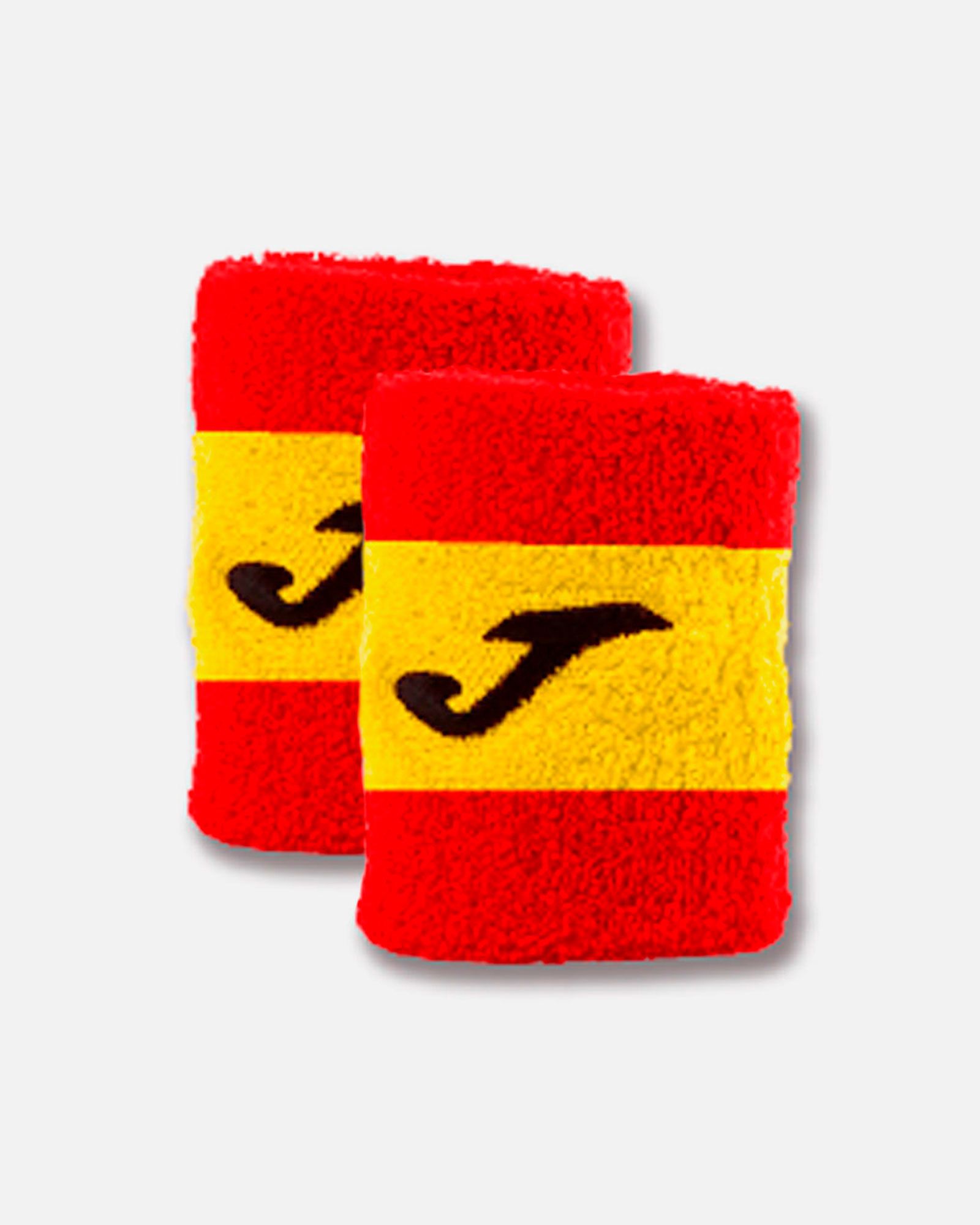 Muñequera de Tenis Logo Corta Rojo Amarillo - Fútbol Factory
