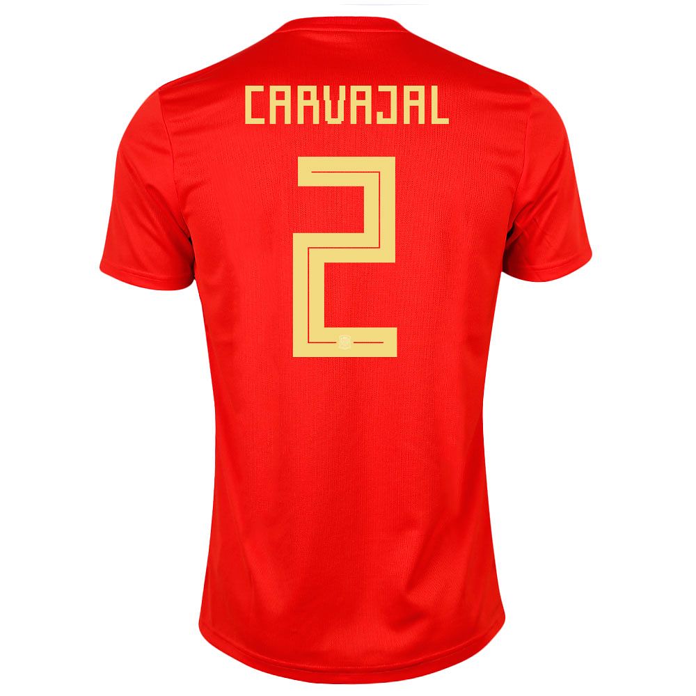Camiseta 1ª España Mundial 2018 Carvajal Rojo - Fútbol Factory