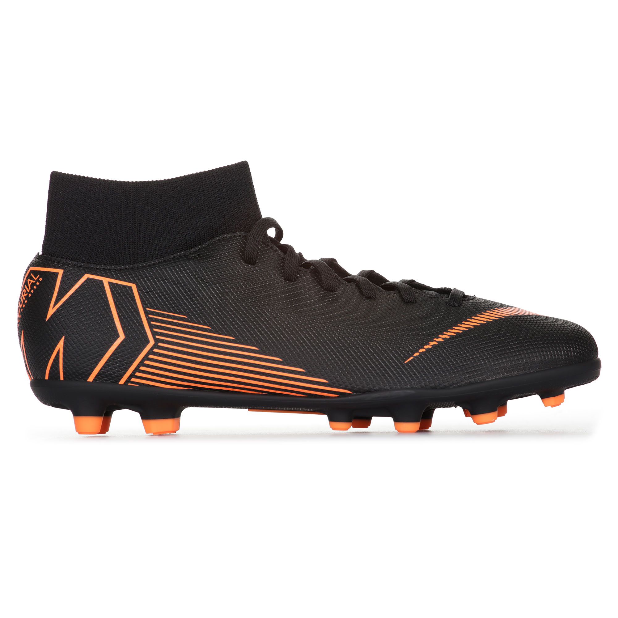 Botas de Fútbol Mercurial Superfly VI Club MG Negro - Fútbol Factory