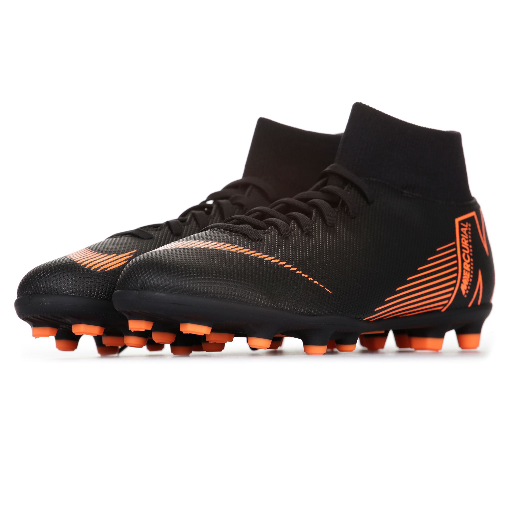 Botas de Fútbol Mercurial Superfly VI Club MG Negro - Fútbol Factory