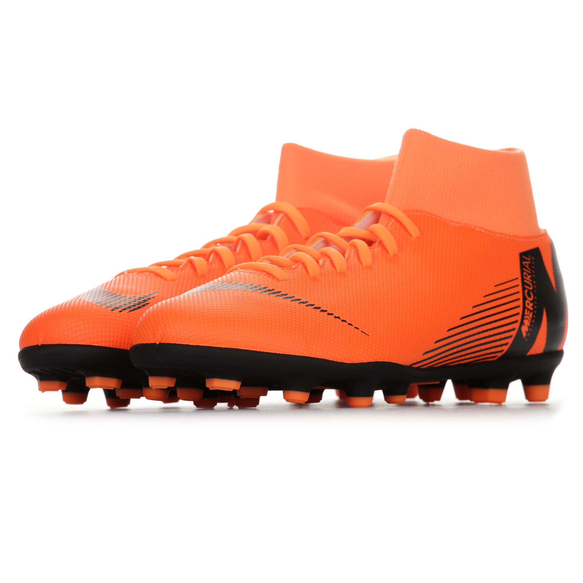 Botas de Fútbol Mercurial Superfly VI Club MG Naranja - Fútbol Factory