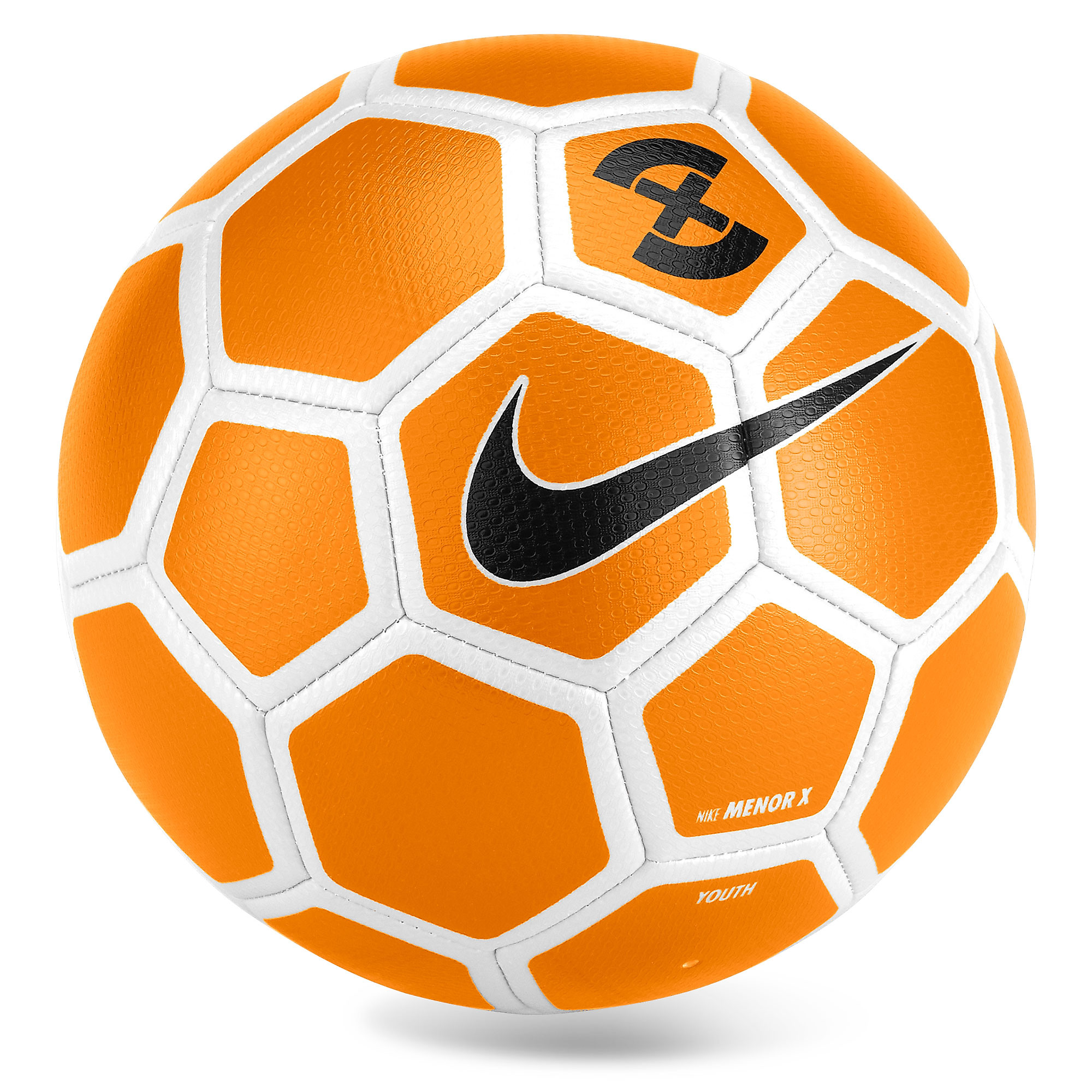 Balón de Fútbol Sala Menor X Naranja Blanco - Fútbol Factory