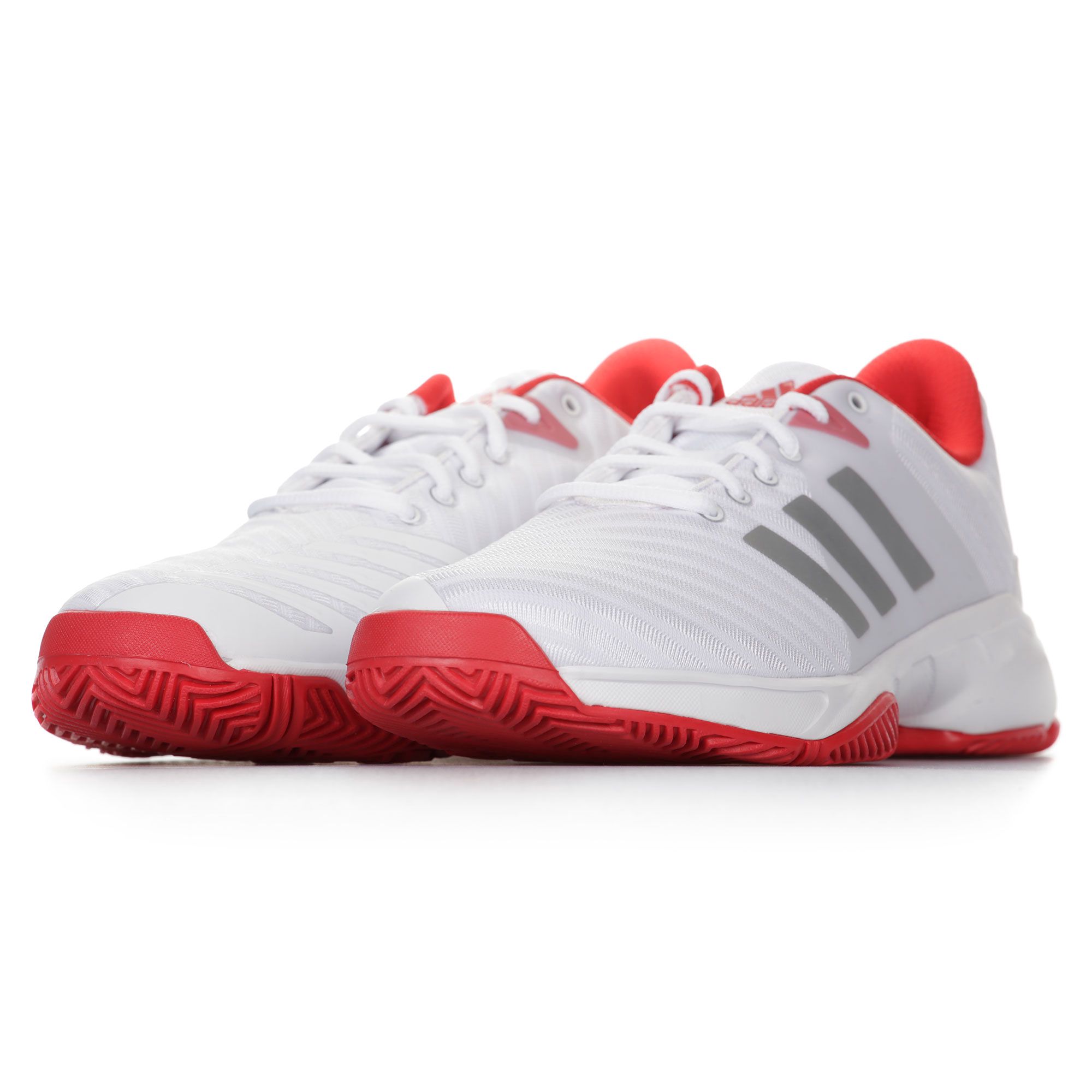 Zapatillas de Tenis Barricade Court 3 Blanco Rojo