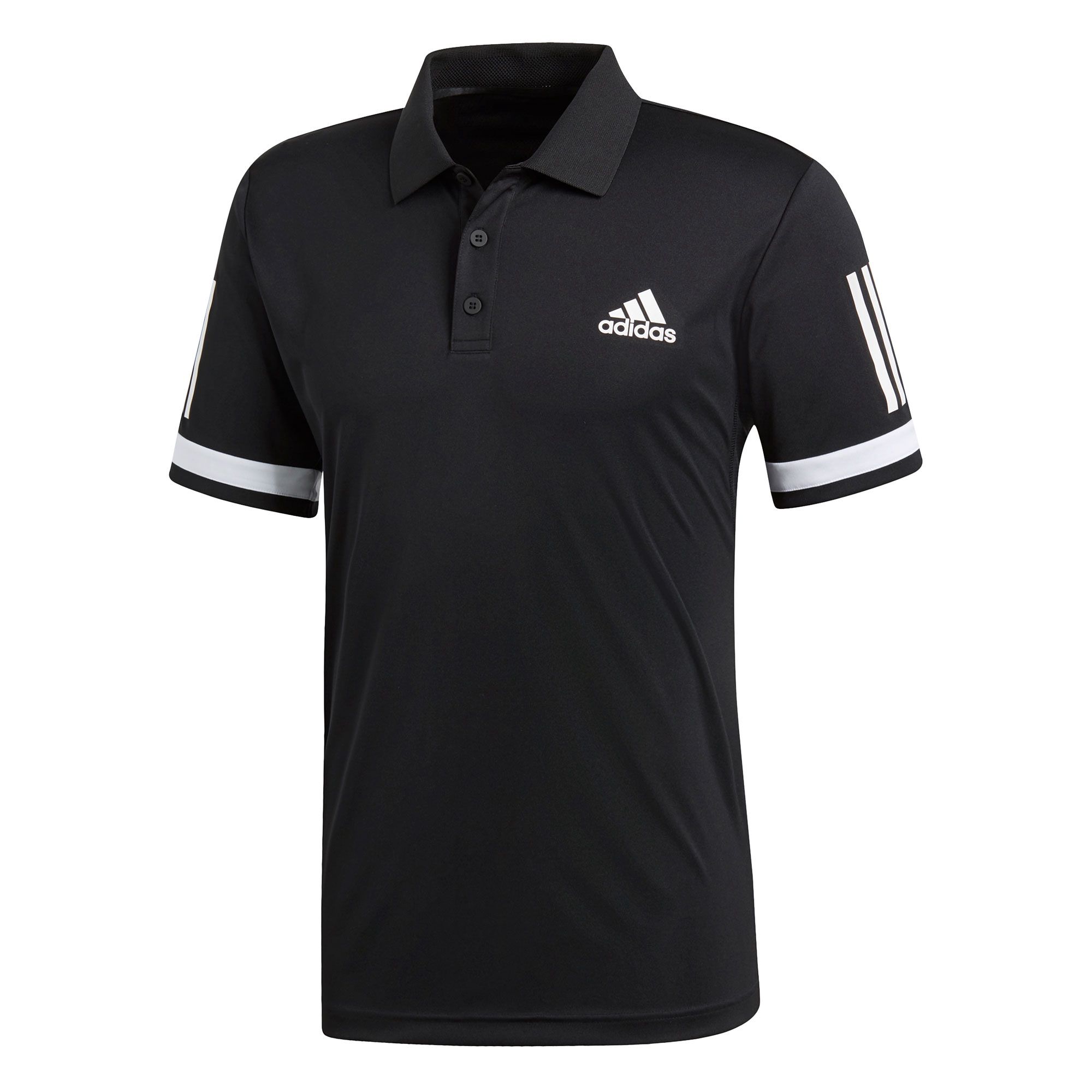 Polo de Tenis Club Tres Bandas Negro - Fútbol Factory