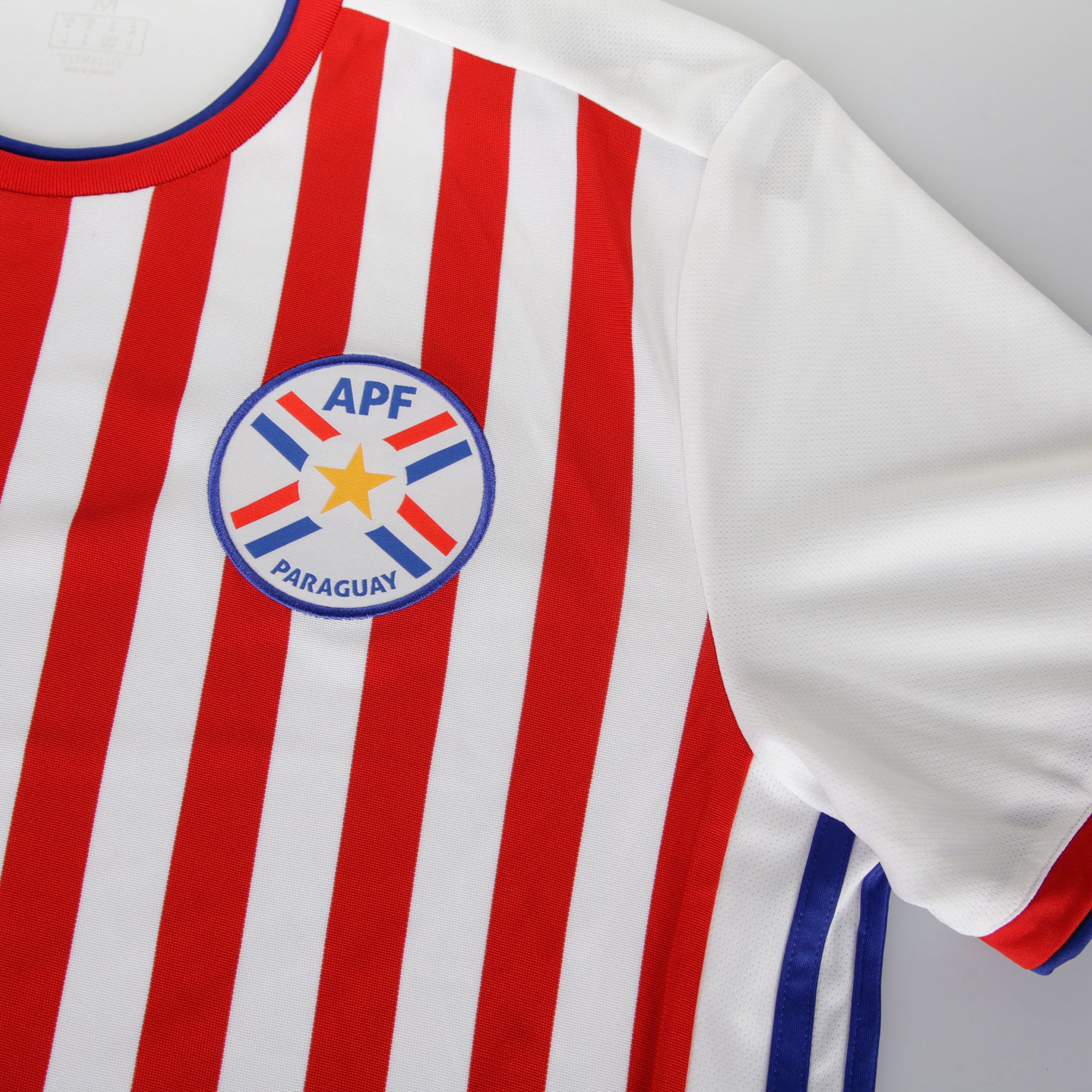 Camiseta 1ª Paraguay 2018 Blanco Rojo - Fútbol Factory