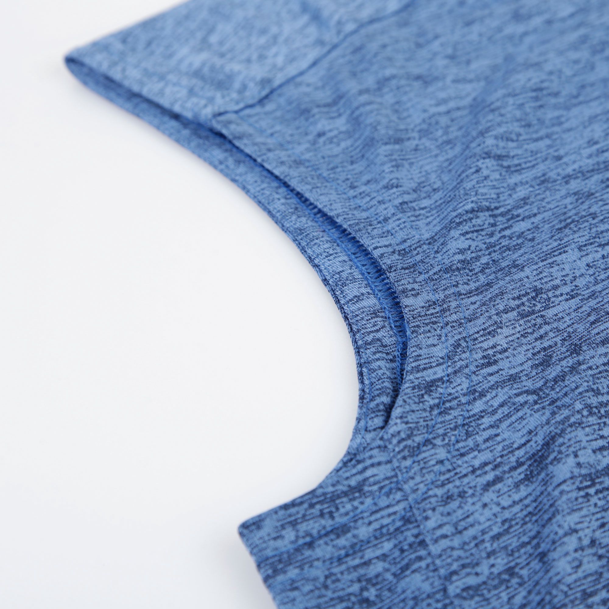 Camiseta de Training Gradient Melange Sin Mangas Azul - Fútbol Factory