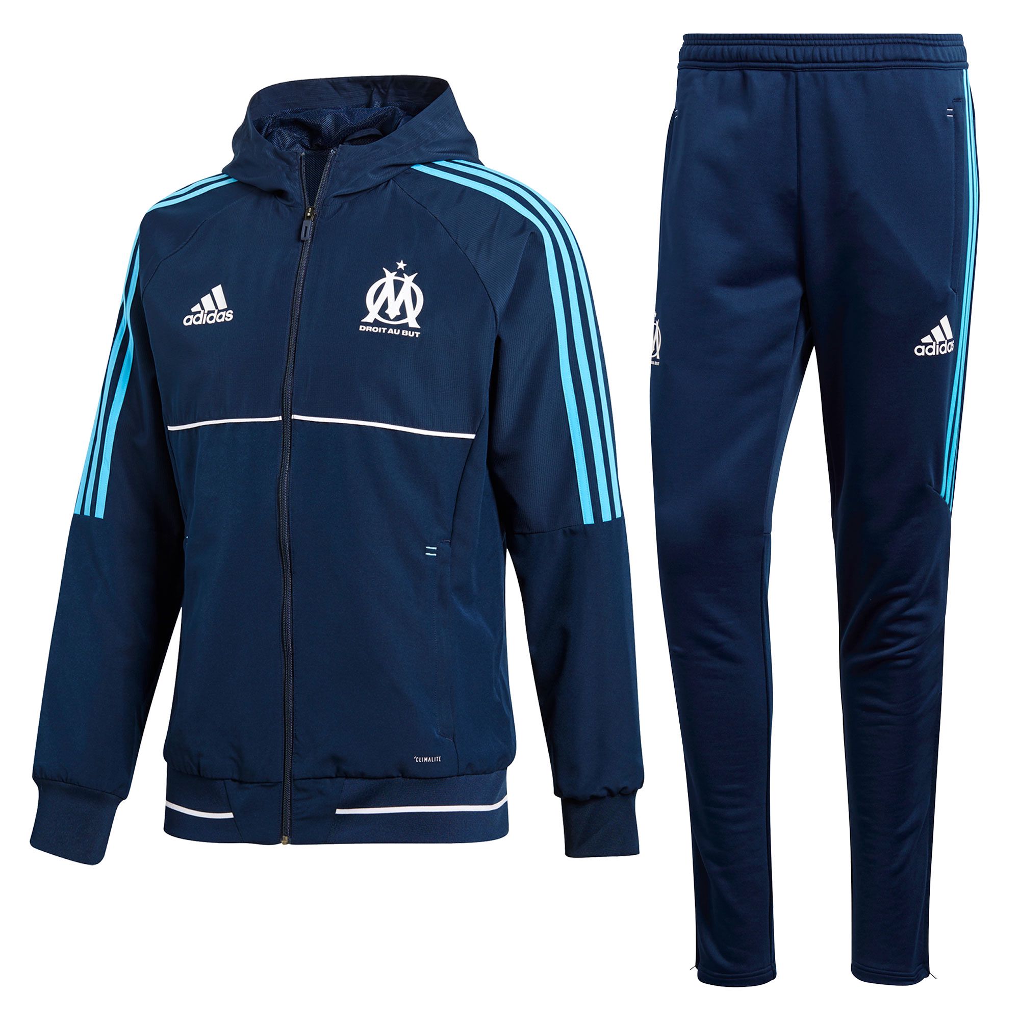 Chándal Pre-Match Olympique Marsella 2017/2018 Marino - Fútbol Factory