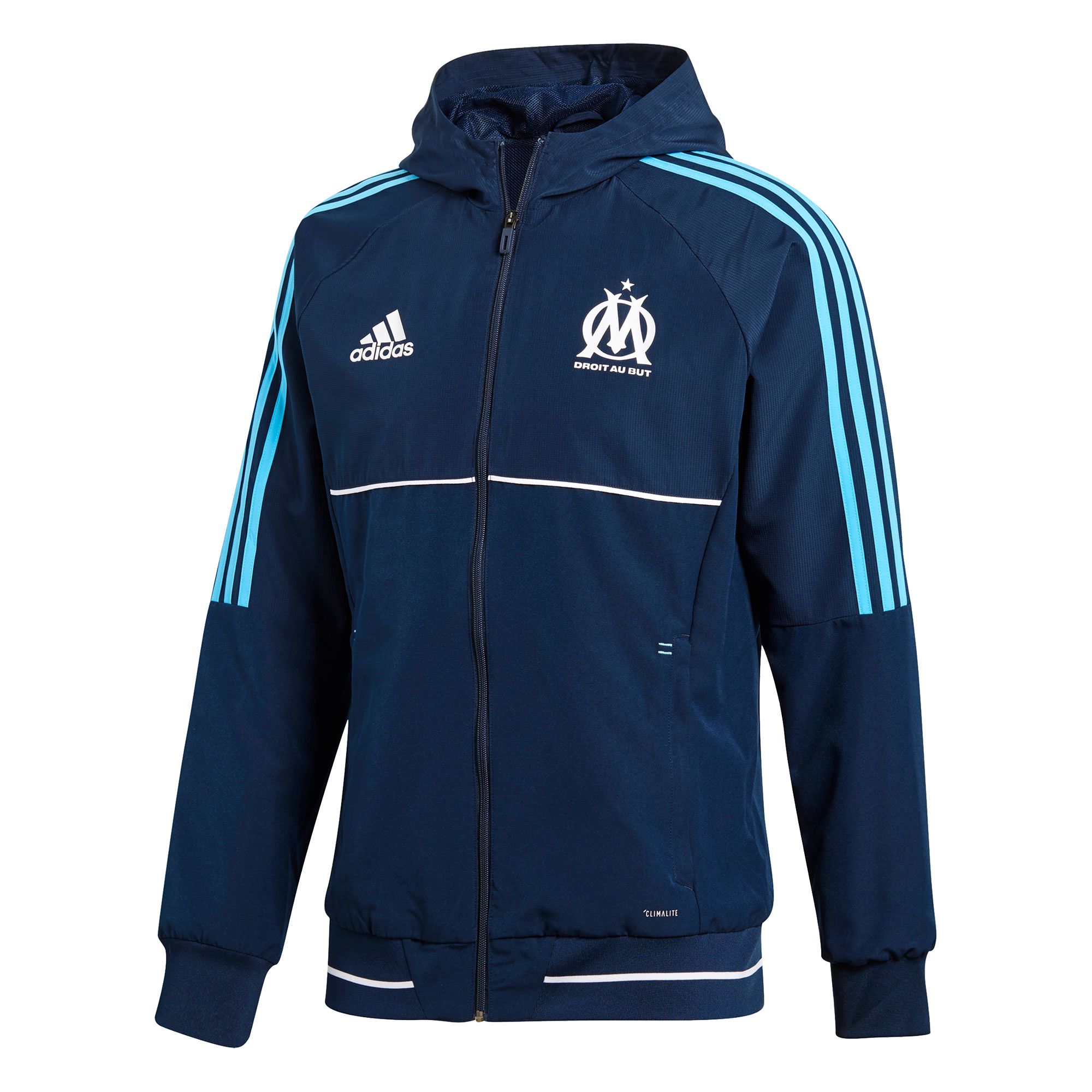 Chándal Pre-Match Olympique Marsella 2017/2018 Marino - Fútbol Factory