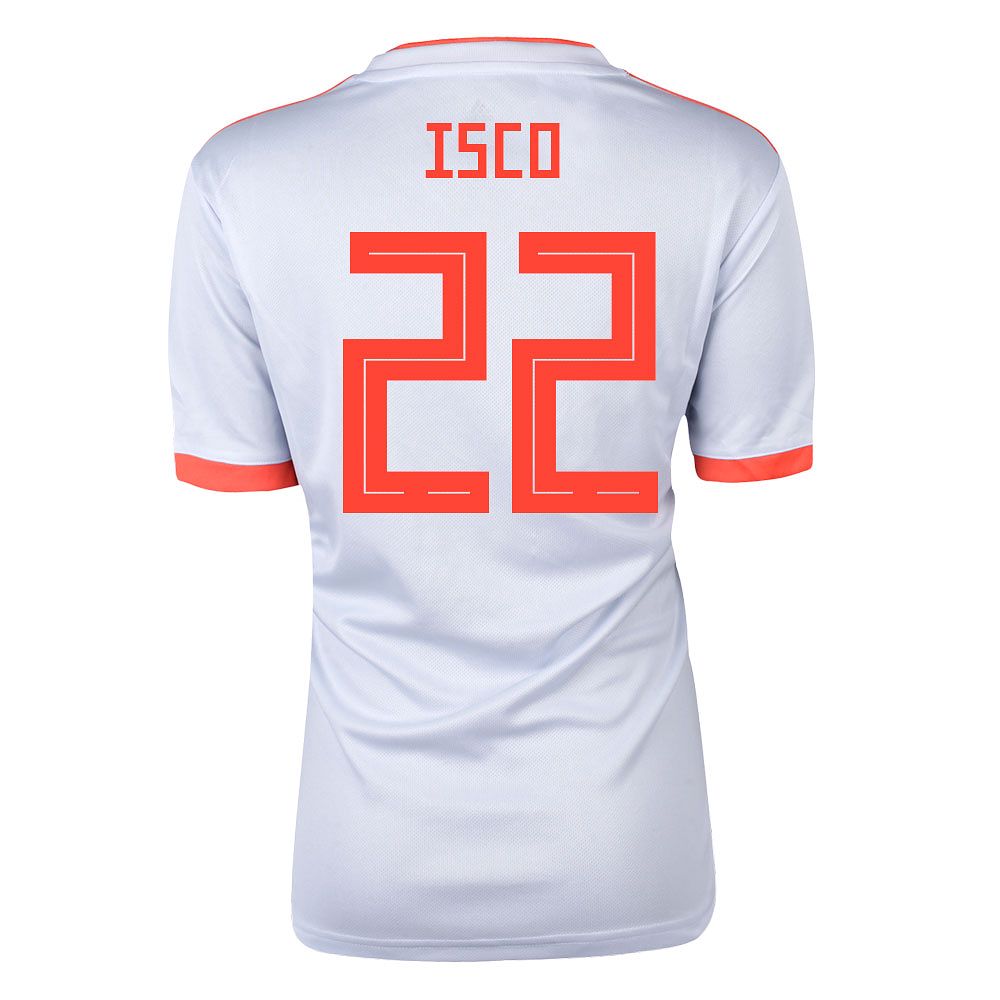 Camiseta 2ª España Mundial 2018 Isco Junior Azul - Fútbol Factory