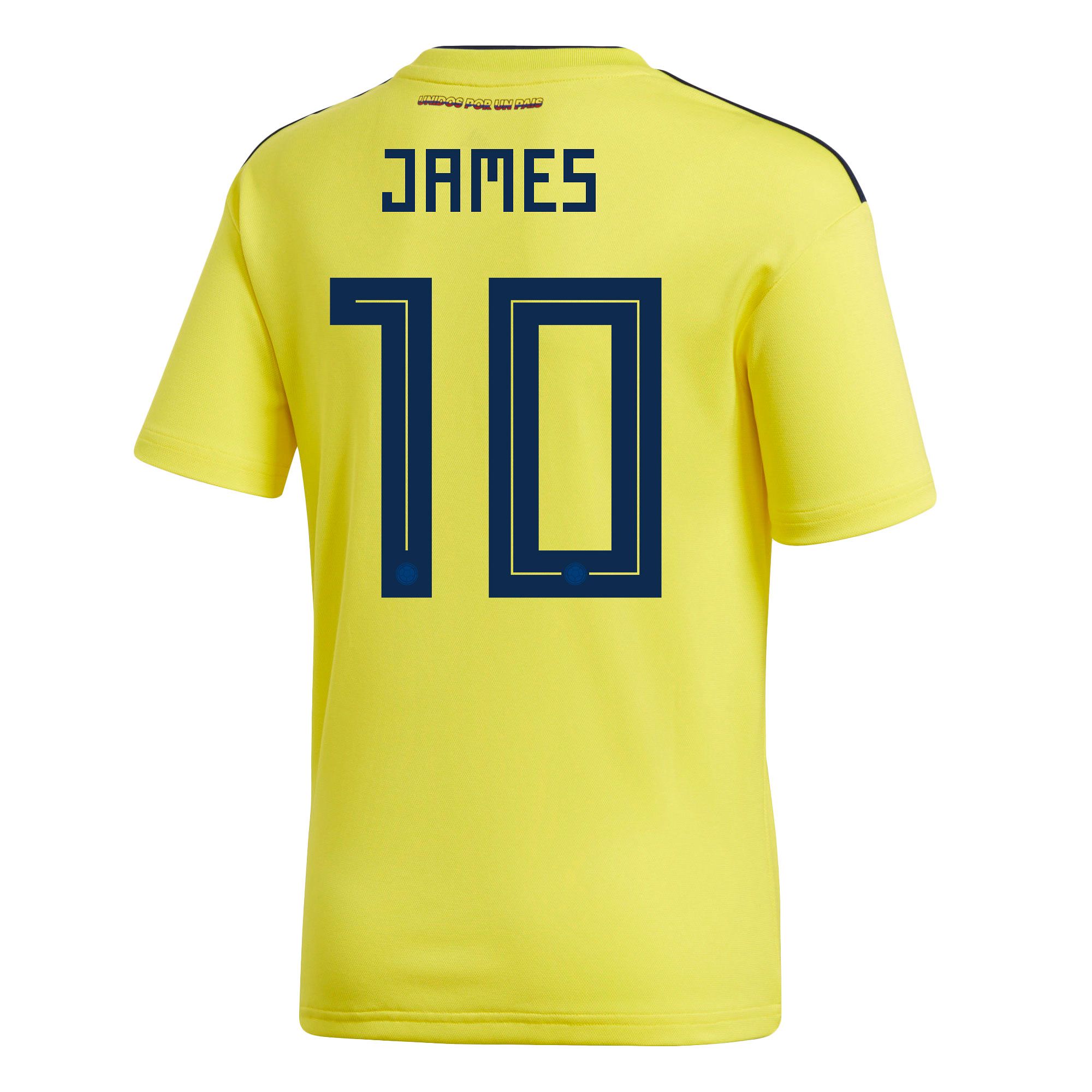 Camiseta 1ª Colombia Mundial 2018 Junior James Amarillo - Fútbol Factory