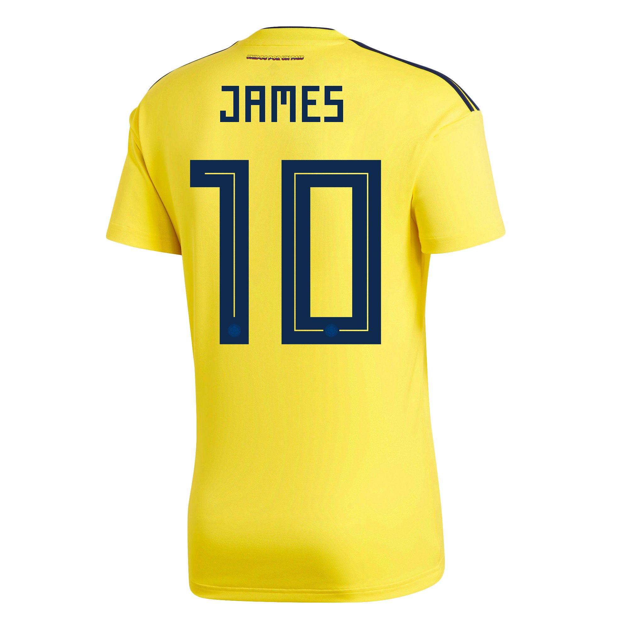 Camiseta 1ª Colombia Mundial 2018 James Amarillo - Fútbol Factory
