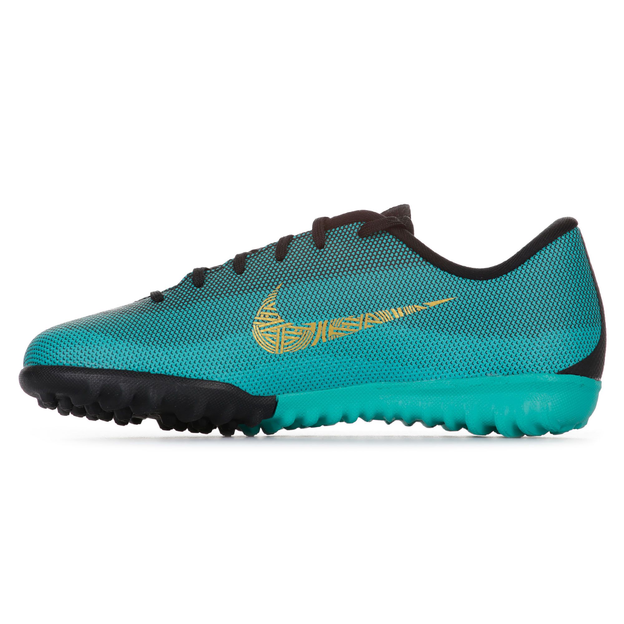 Botas de Fútbol Mercurial CR7 VaporX XII Academy Multitaco Junior Verde - Fútbol Factory