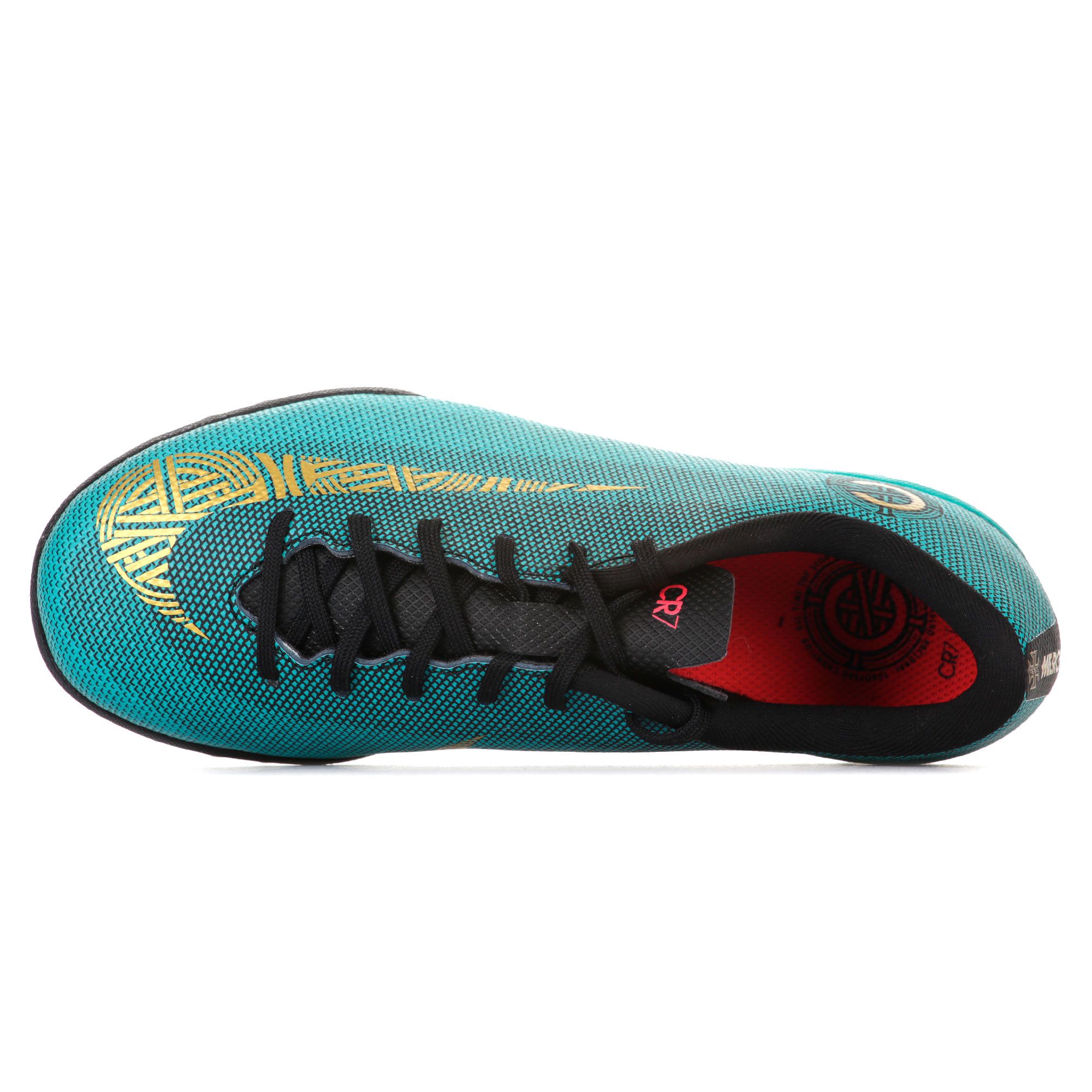 Botas de Fútbol Mercurial CR7 VaporX XII Academy Multitaco Junior Verde - Fútbol Factory