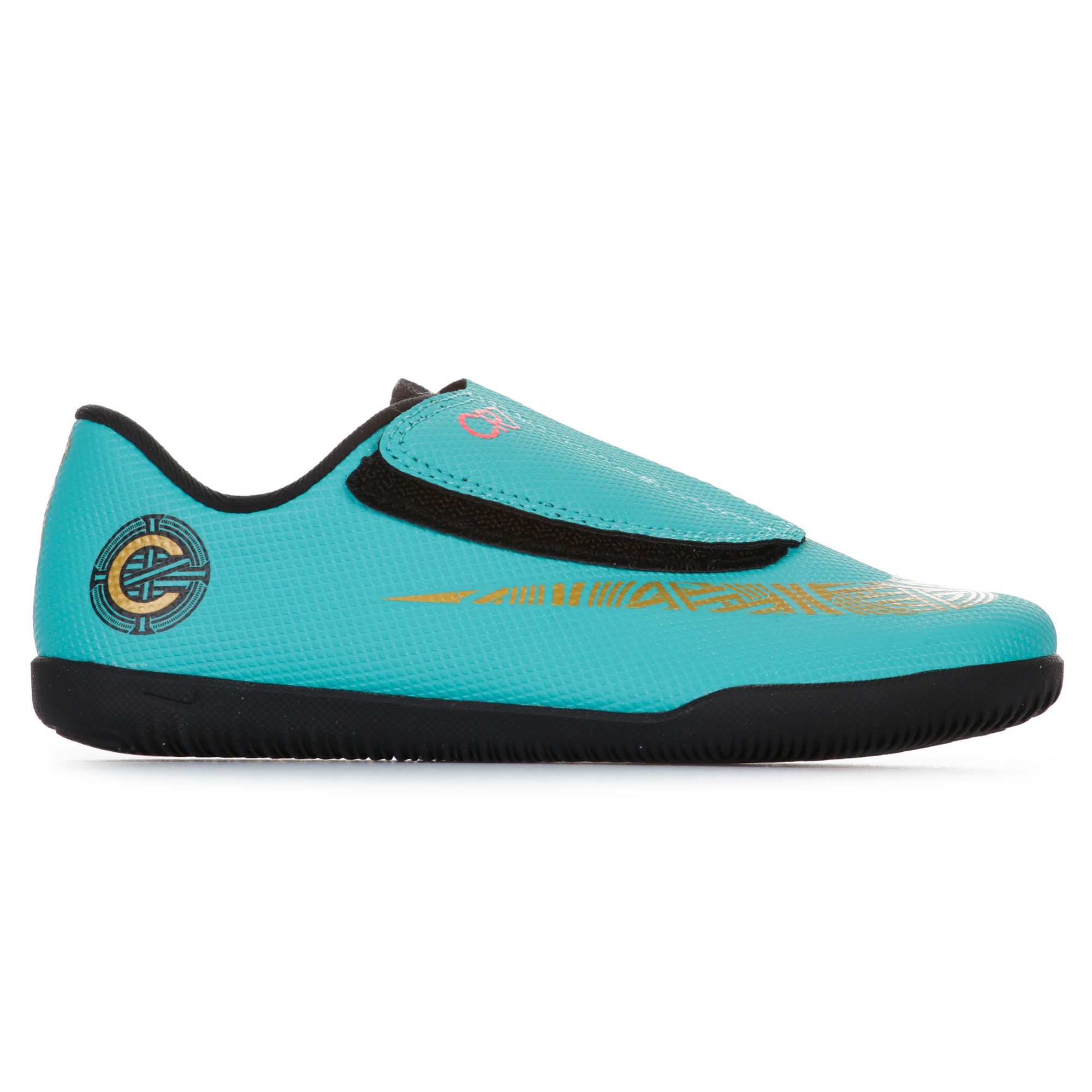 Zapatillas de Fútbol Sala Mercurial CR7 VaporX XII Club IC Velcro Junior Verde - Fútbol Factory