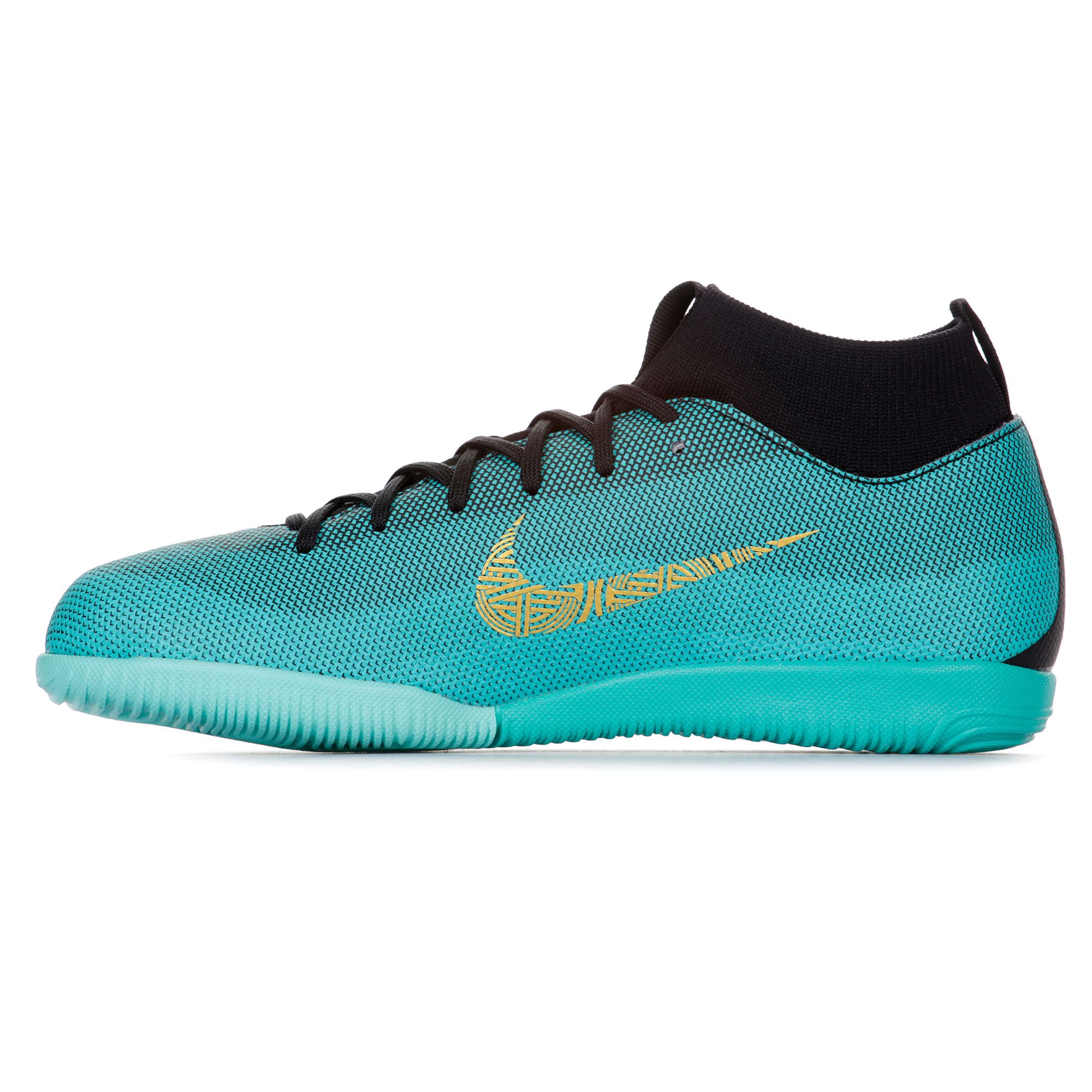 Zapatillas de Fútbol Sala Mercurial CR7 SuperflyX VI Academy IC Junior Verde - Fútbol Factory