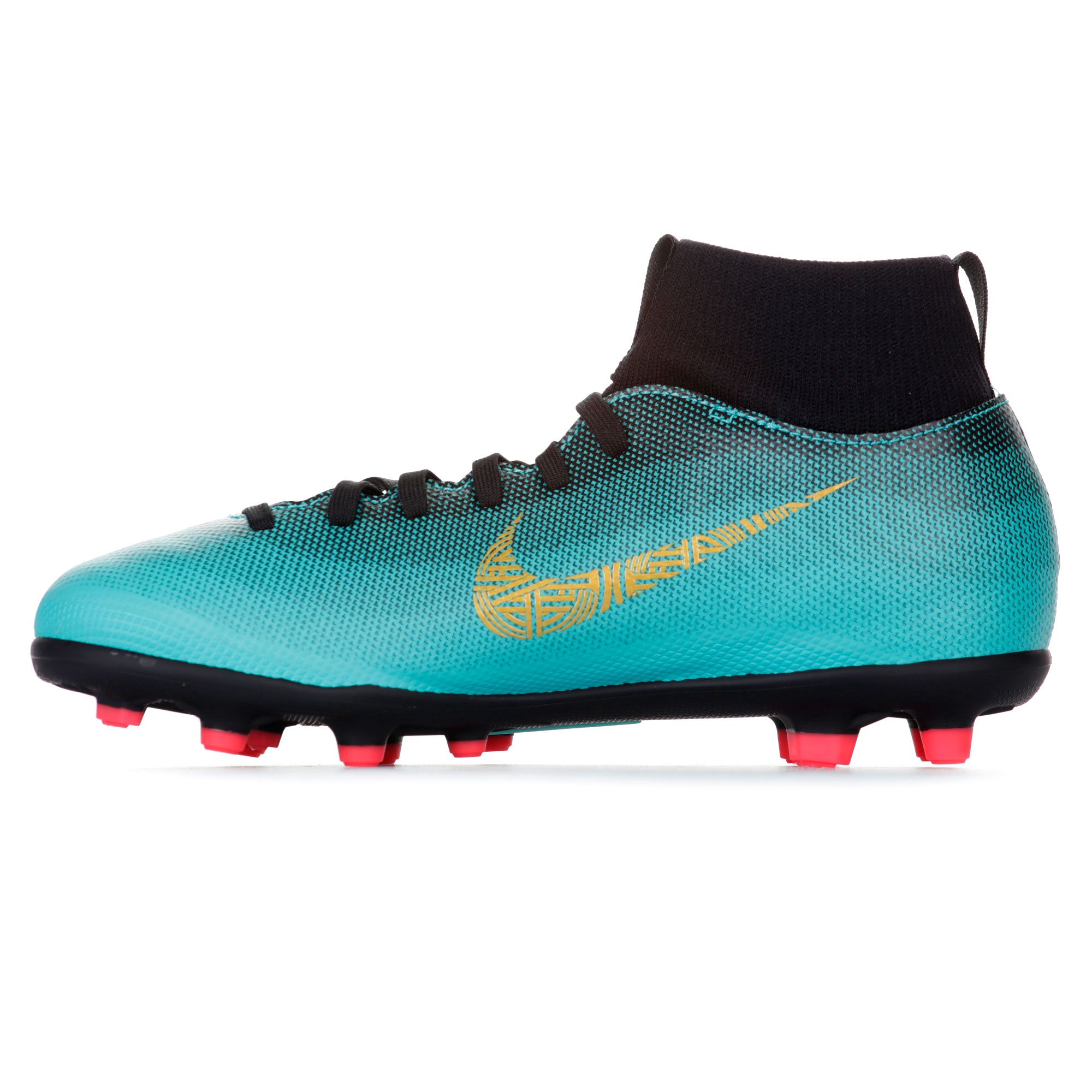 Botas de Fútbol Mercurial CR7 Superfly VI Club MG Junior Verde - Fútbol Factory