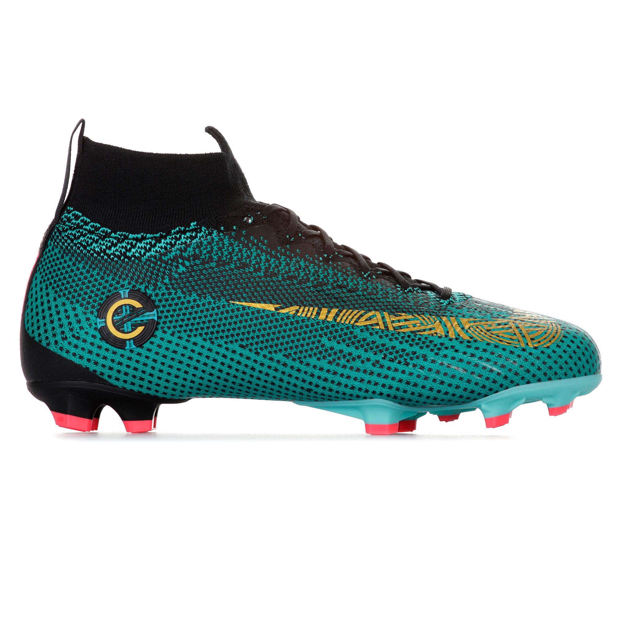 Botas de Futbol Mercurial CR7 Superfly 360 Elite FG Junior Verde