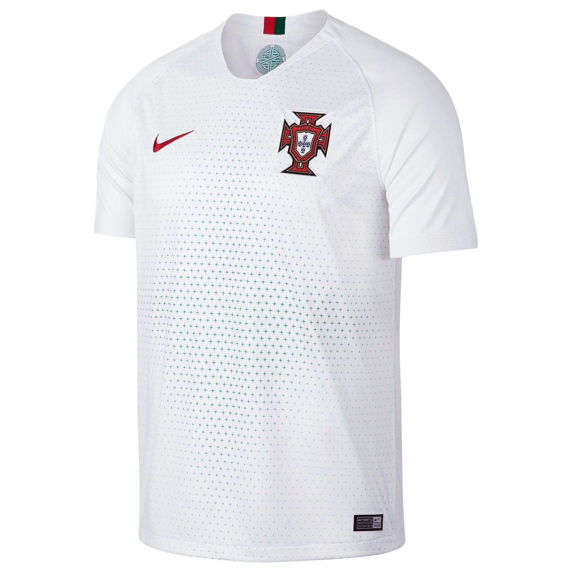 Camiseta 2ª Portugal Mundial 2018 Blanco - Fútbol Factory