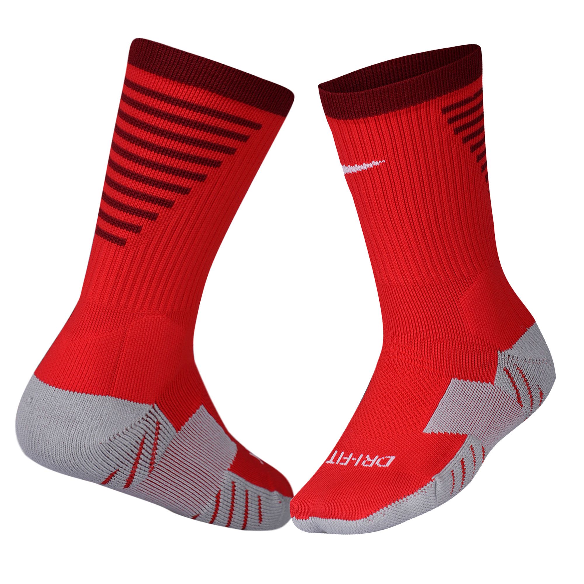 Calcetines de Training Fútbol Dry Squad Crew Rojo - Fútbol Factory