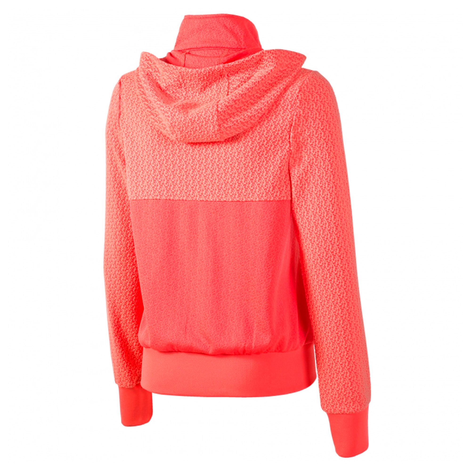 Chaqueta con Capucha de Tenis y Padel Bella Mujer Coral - Fútbol Factory