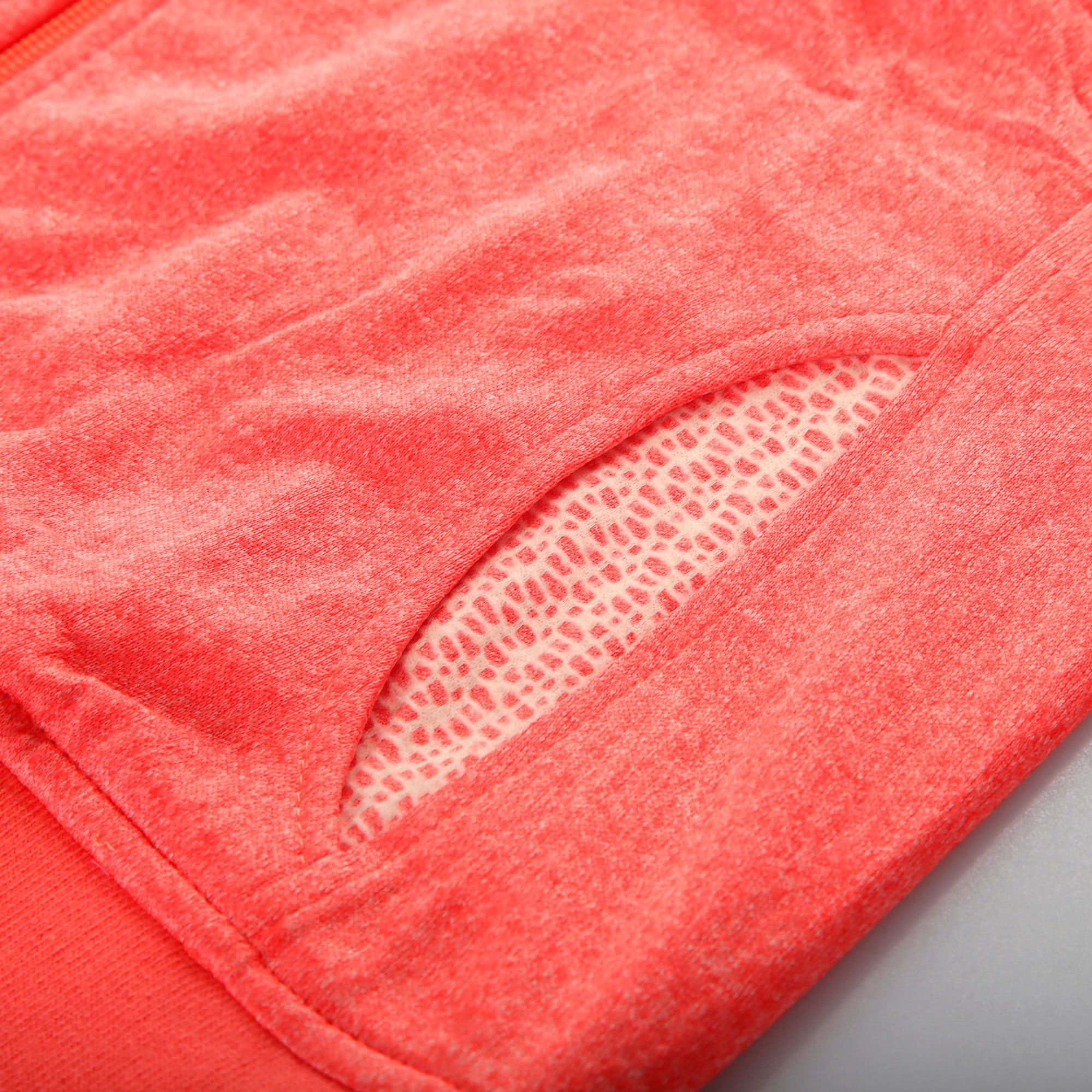 Chaqueta con Capucha de Tenis y Padel Bella Mujer Coral - Fútbol Factory