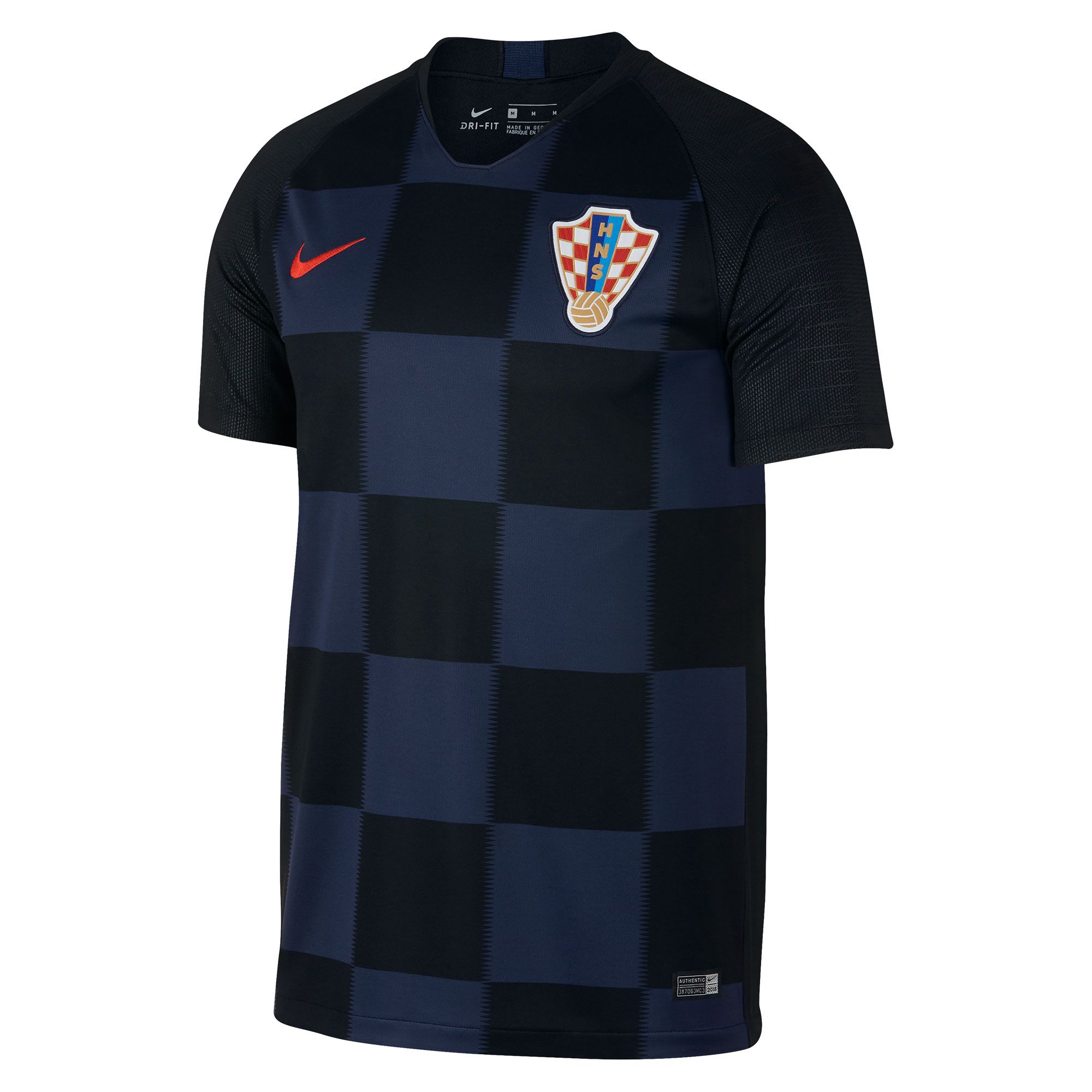Camiseta 2ª Croacia Mundial 2018 Negro - Fútbol Factory