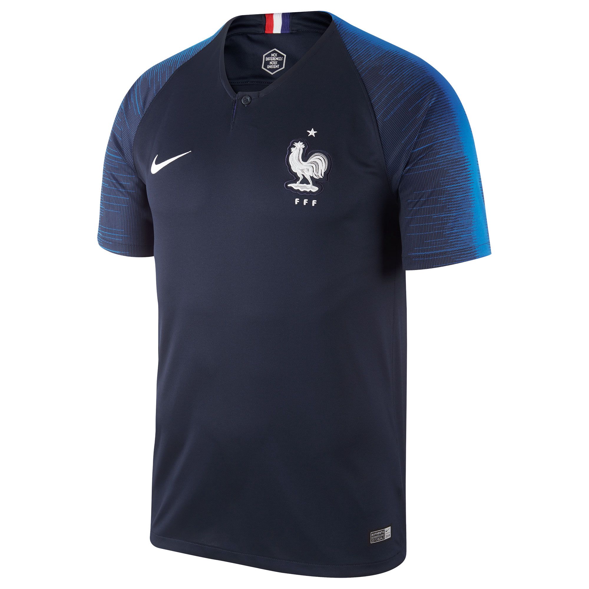 Camiseta 1ª Francia Mundial 2018 Azul - Fútbol Factory