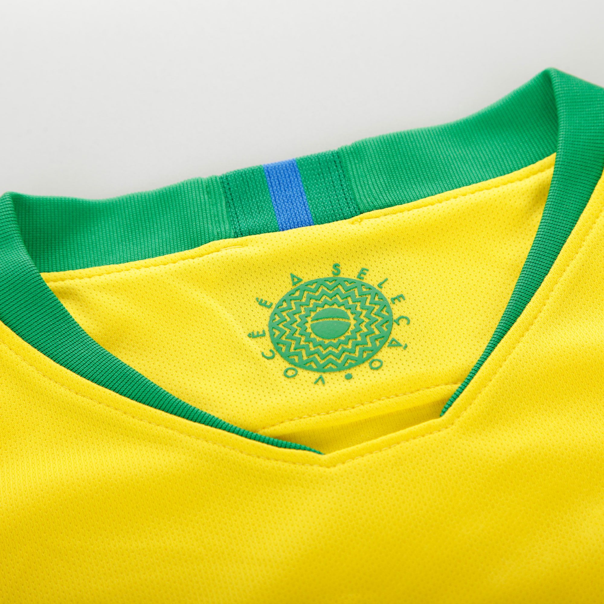 Camiseta 1ª Brasil Mundial 2018 Junior Amarillo - Fútbol Factory