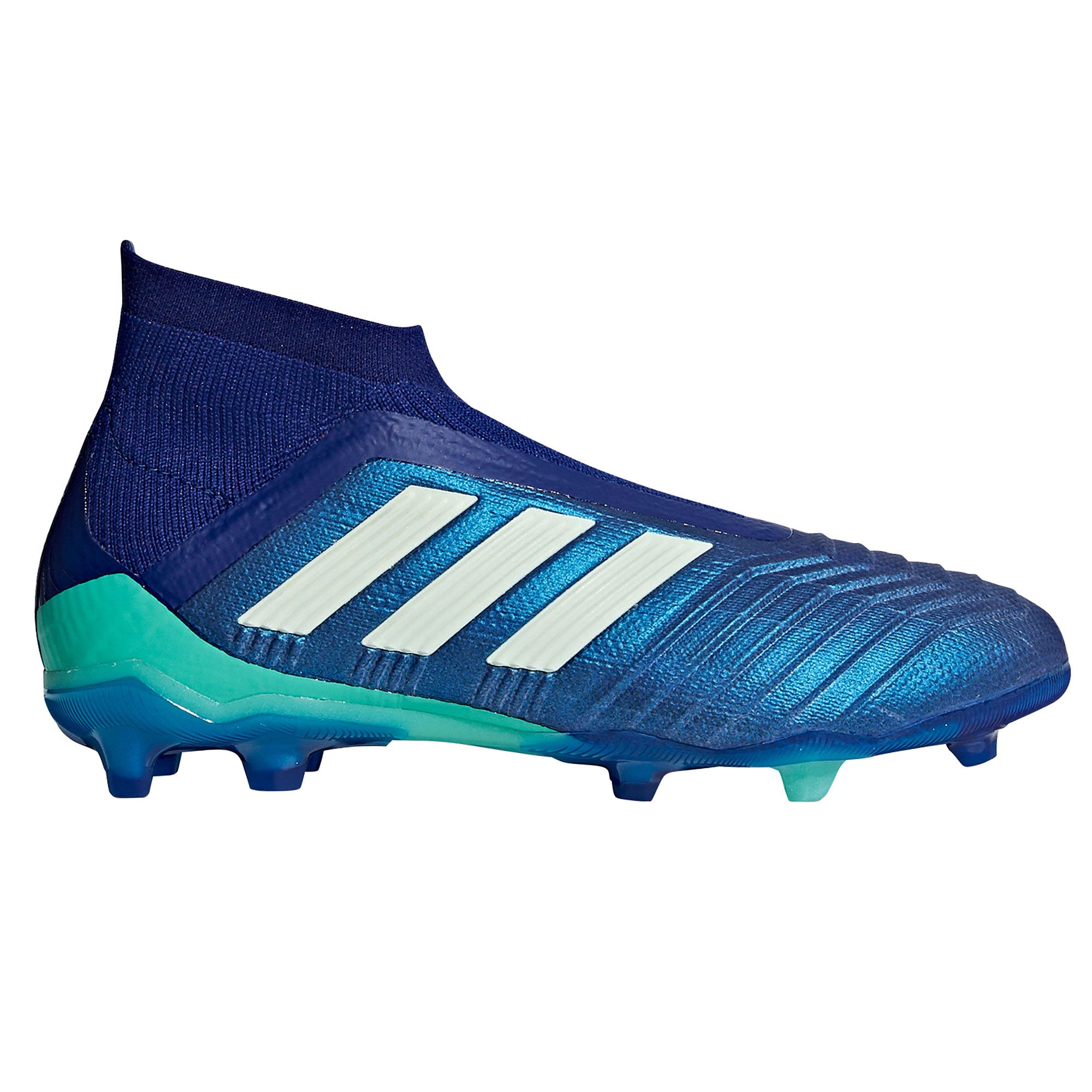 Botas de Fútbol Predator 18+ FG Junior Azul Turquesa - Fútbol Factory