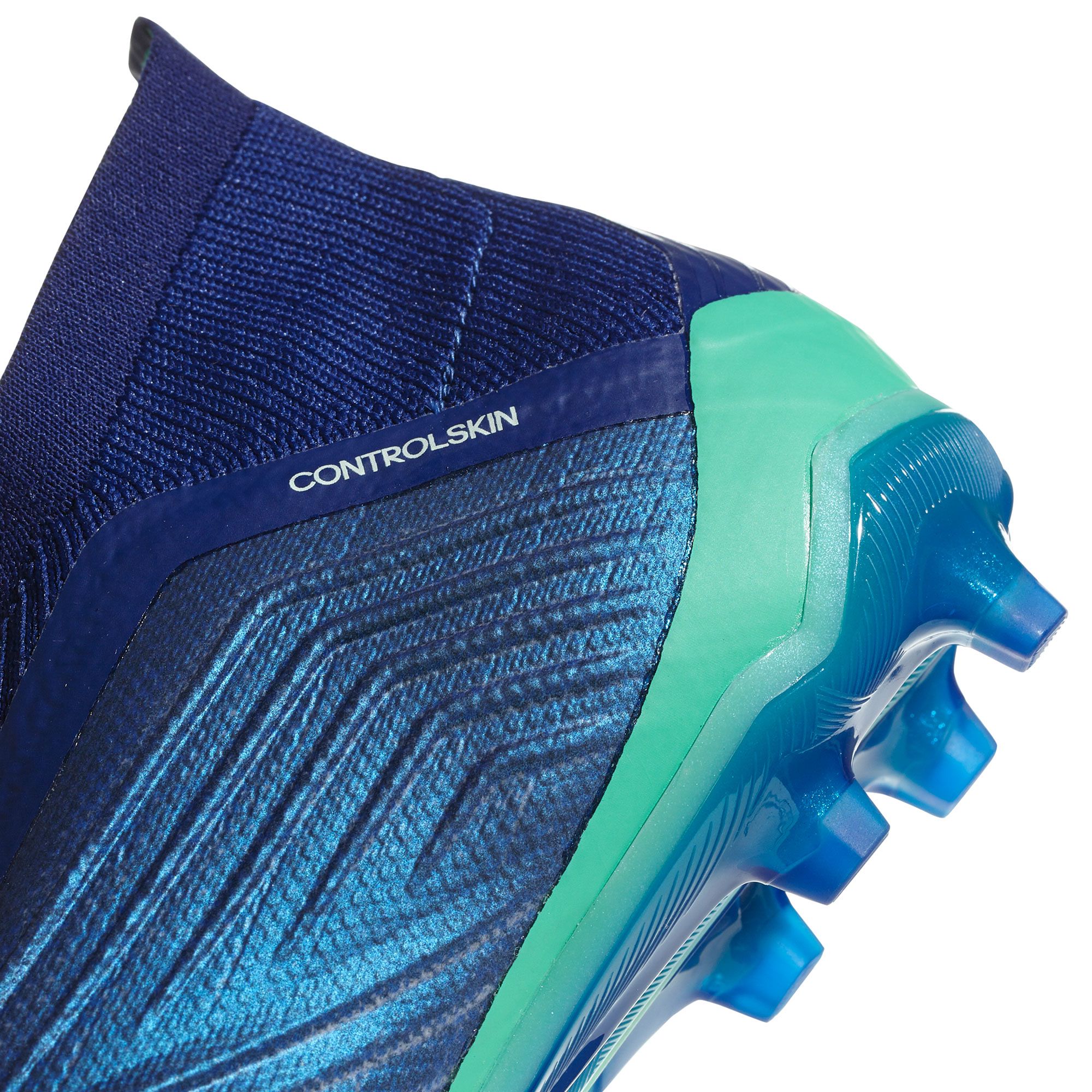 Botas de Fútbol Predator 18+ FG Junior Azul Turquesa - Fútbol Factory