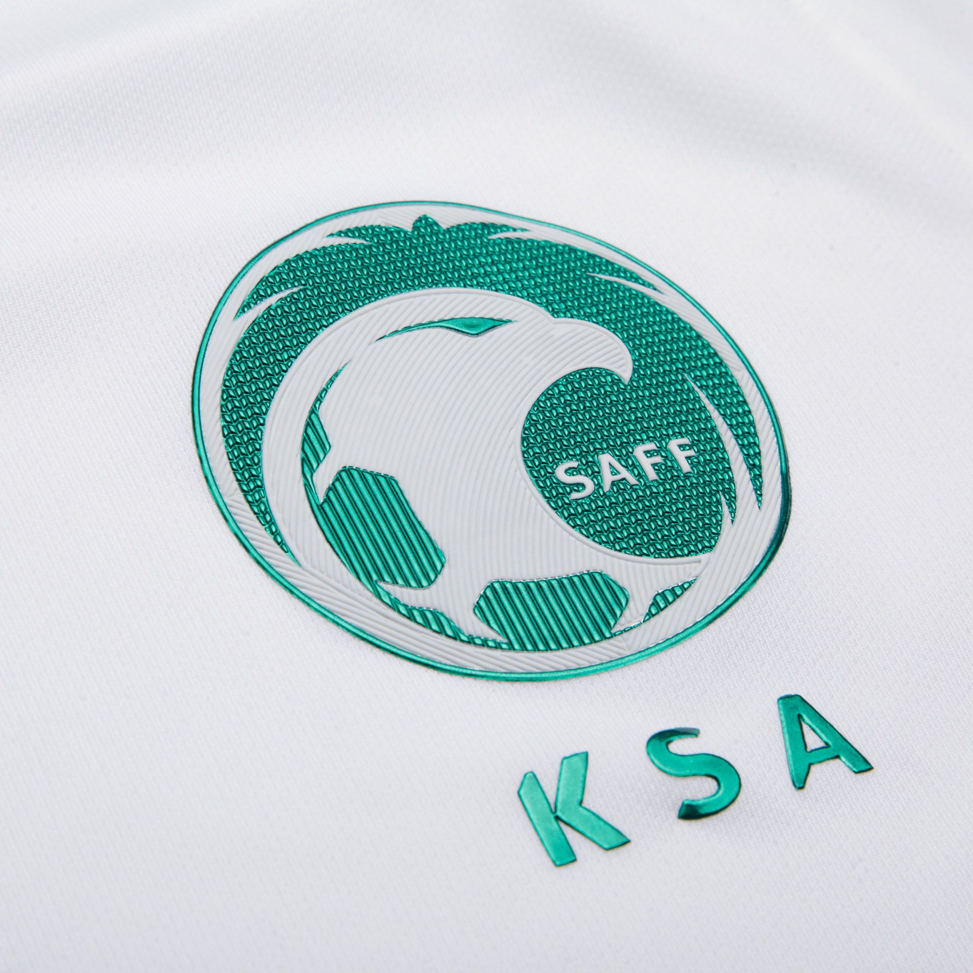 Camiseta 1ª Arabia Saudita Mundial 2018 Blanca Verde - Fútbol Factory
