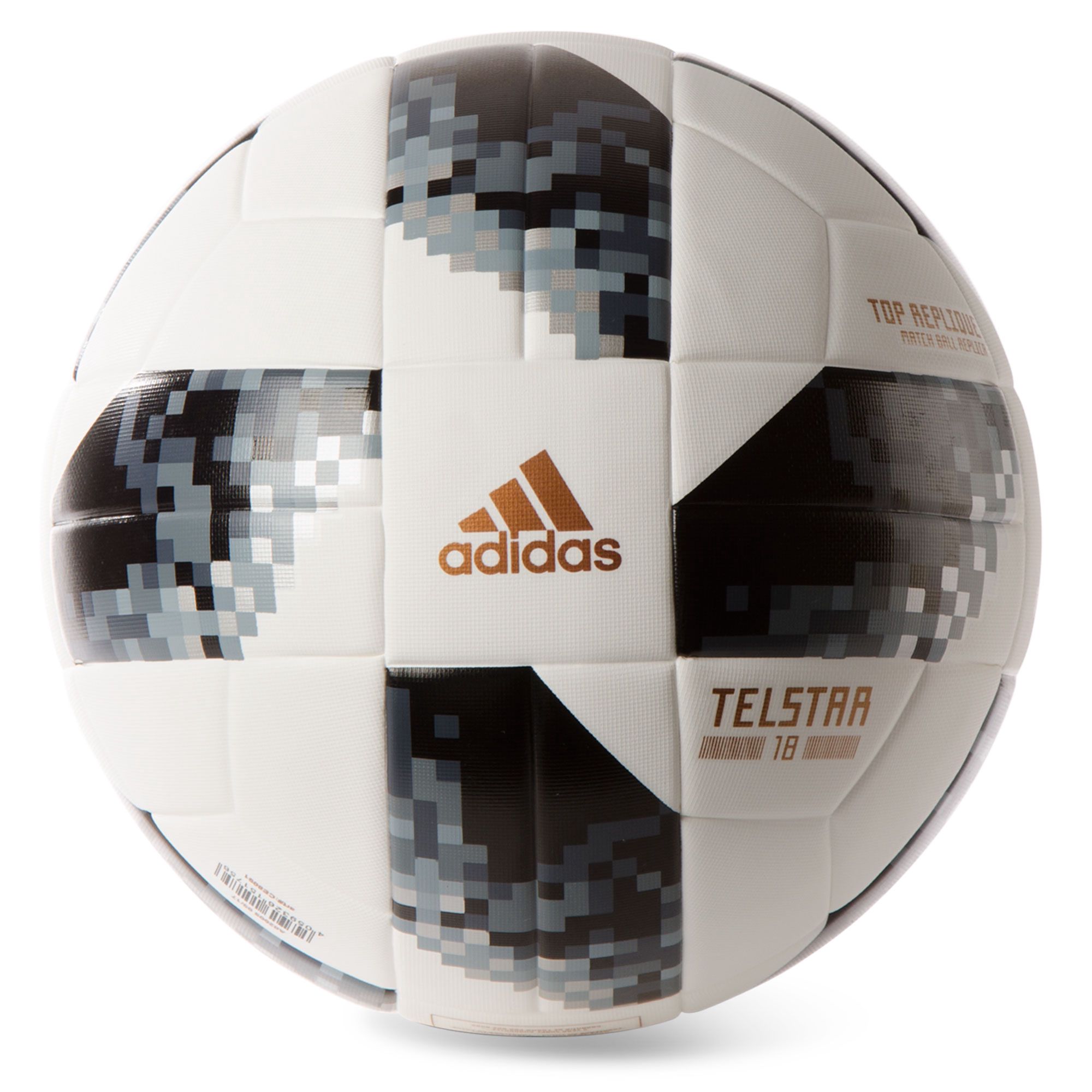 Balón de fútbol 7 Training Telstar Top Réplica Mundial 2018 Blanco - Fútbol Factory